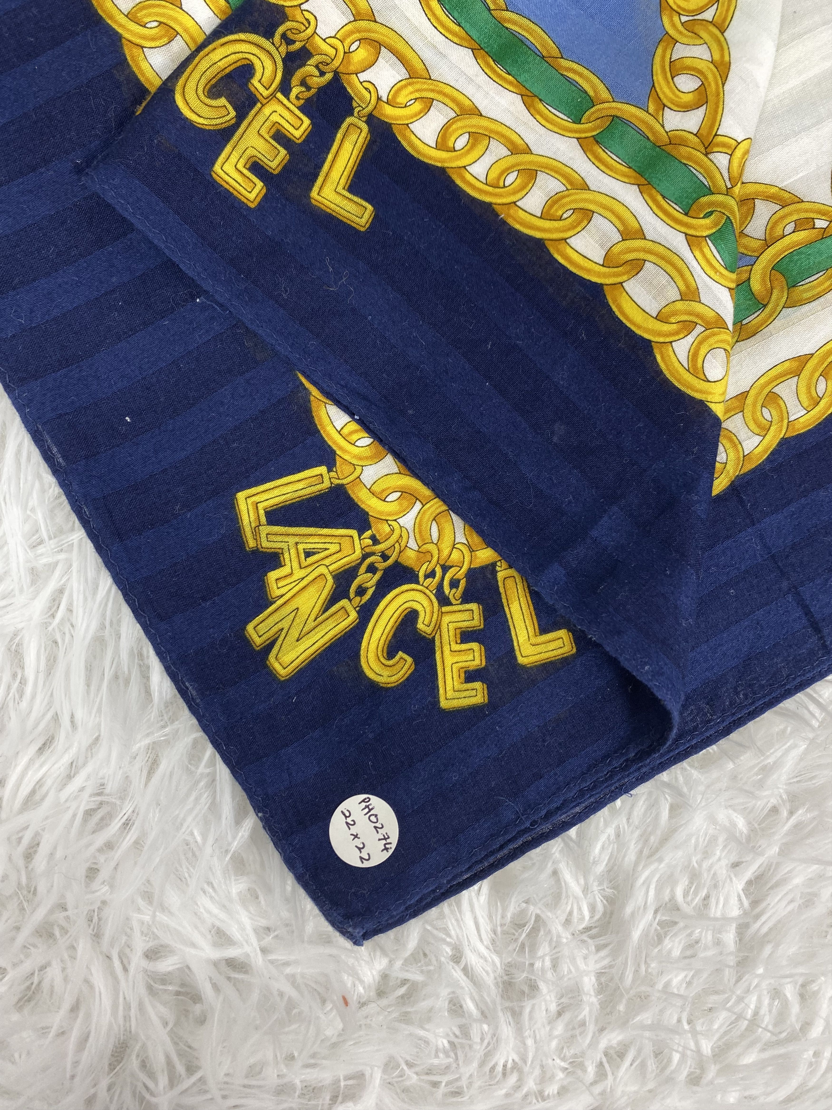 Lancel Vintage Lancel Handkerchief Neckerchief PH0274 Size ONE SIZE - 2 Thumbnail