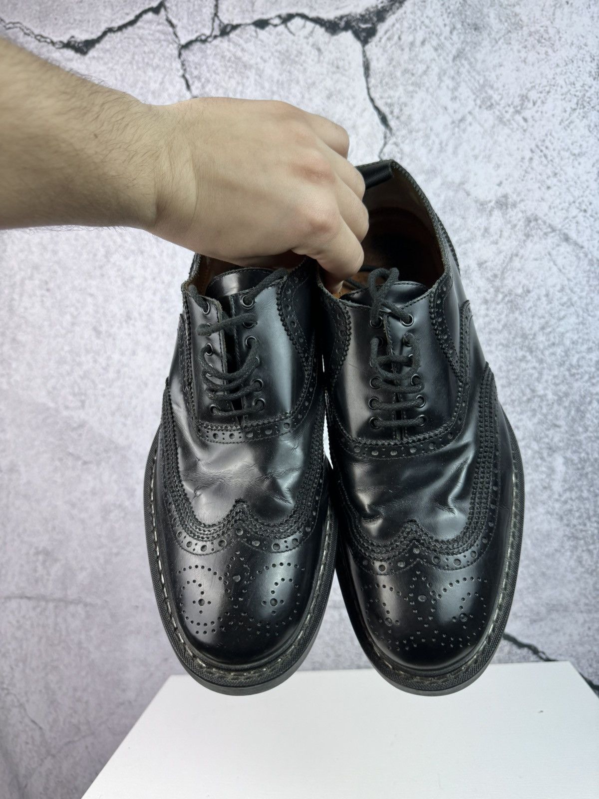 Givenchy RARE Givenchy Chunky Leather Derbies Shoes Size US 11 / EU 44 - 2 Thumbnail