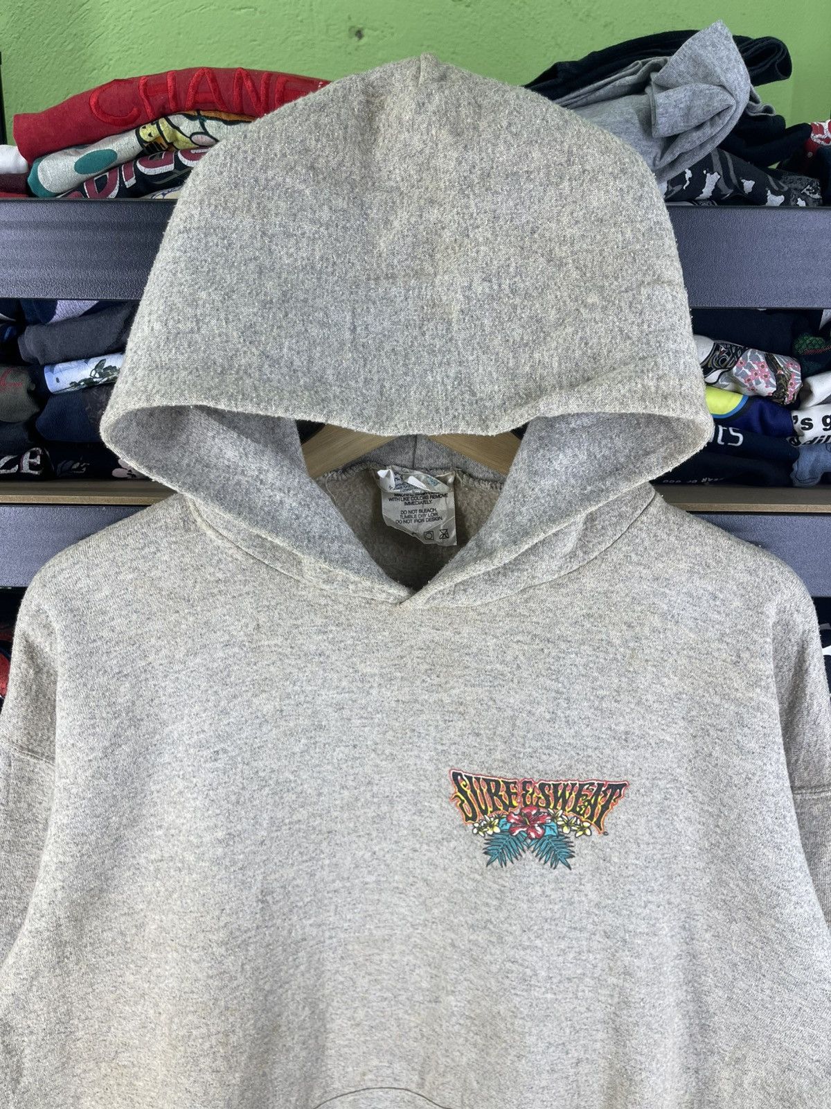 Sun Surf Vintage 94's Surf and Sweat Big Wave Hoodie Size US L / EU 52-54 / 3 - 3 Thumbnail