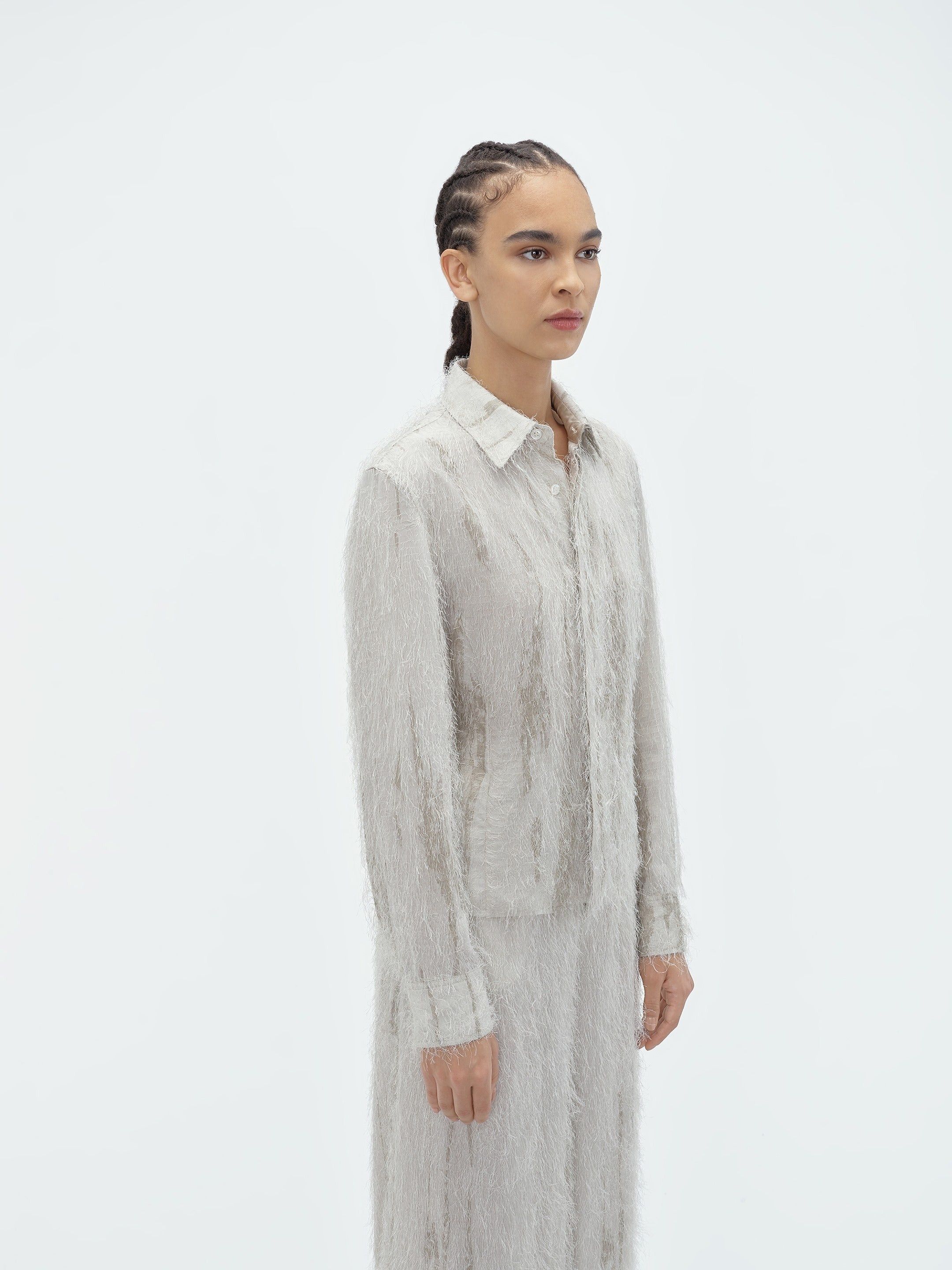 Amiri o1y0425 Shirt in Sage Green Size M / US 6-8 / IT 42-44 - 2 Thumbnail