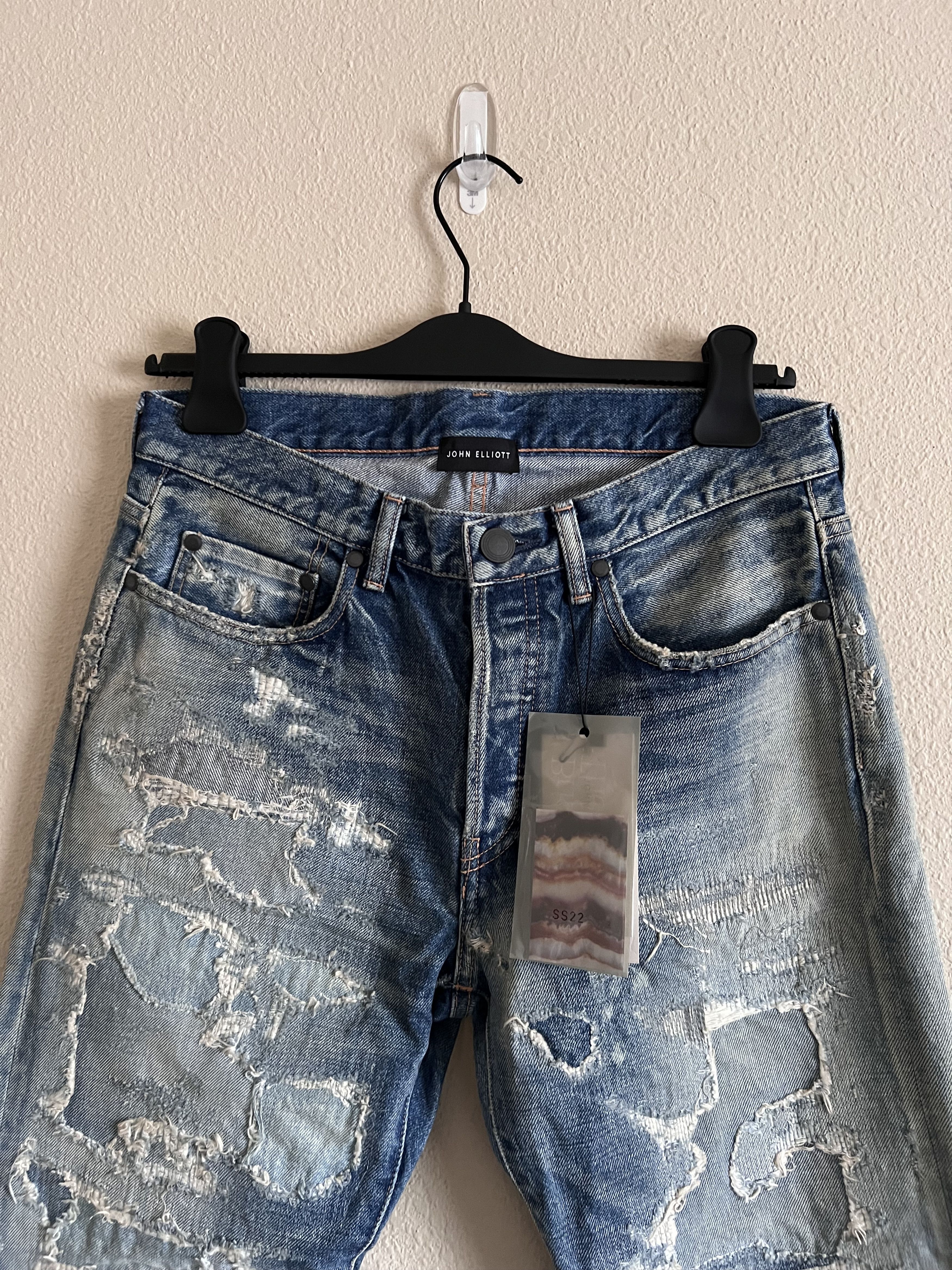 John Elliott John Elliott The Daze 2 Seno Jeans in Blue Size US 30 / EU 46 - 2 Thumbnail
