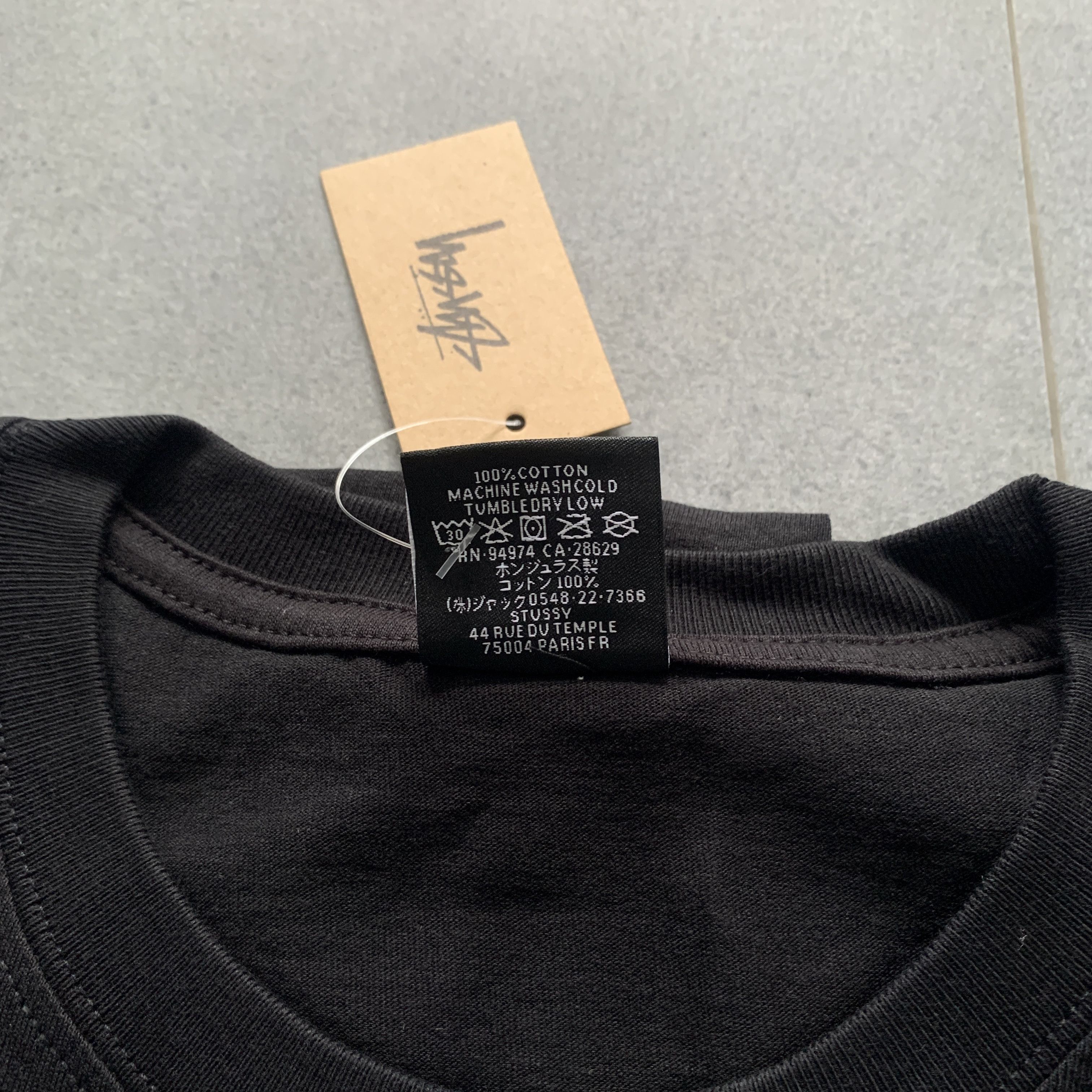 Stussy Stussy tee black Size US L / EU 52-54 / 3 - 5 Thumbnail