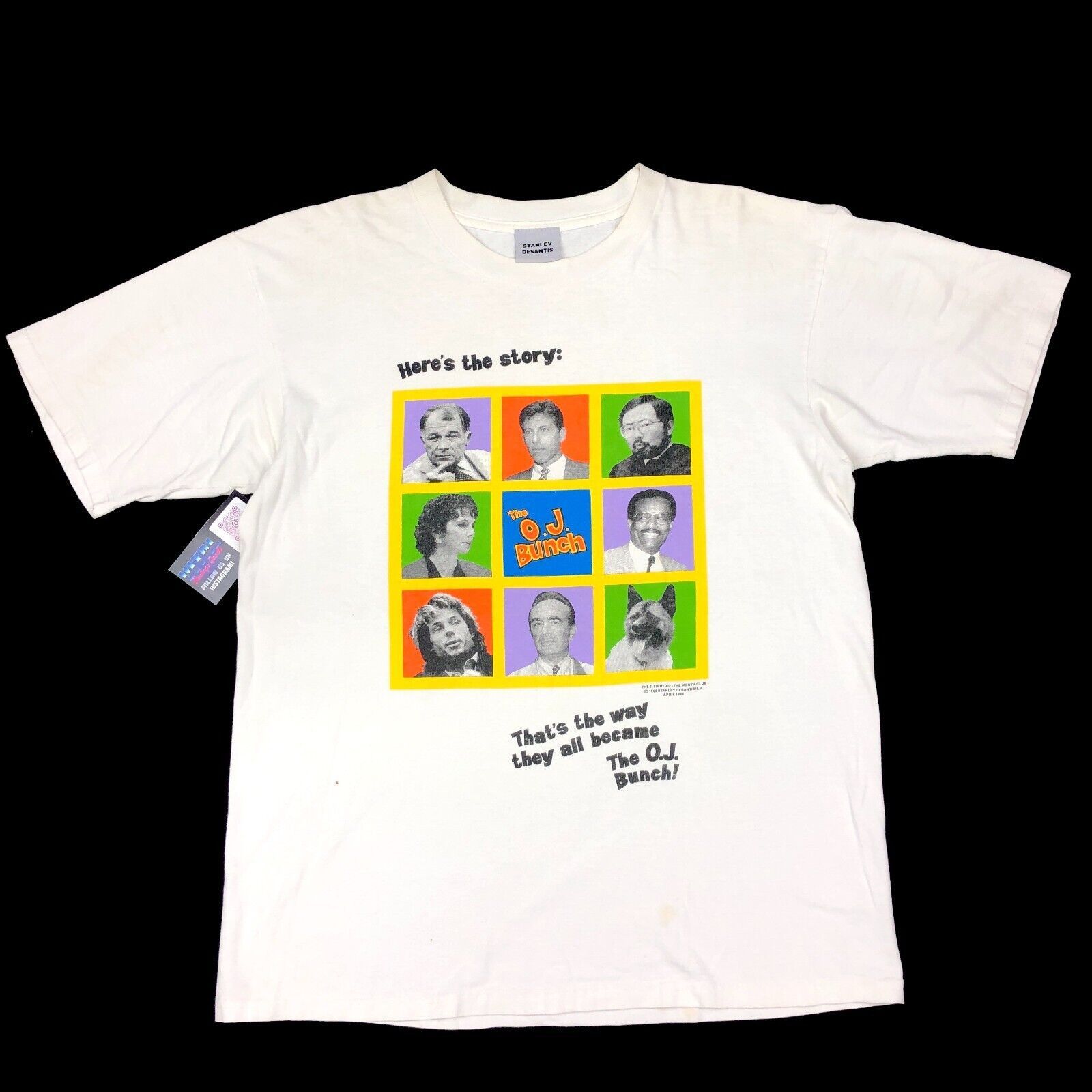 Vintage Vintage 1995 Stanley Desantis OJ Simpson Brady Bunch Tee Size US L / EU 52-54 / 3 - 1 Thumbnail