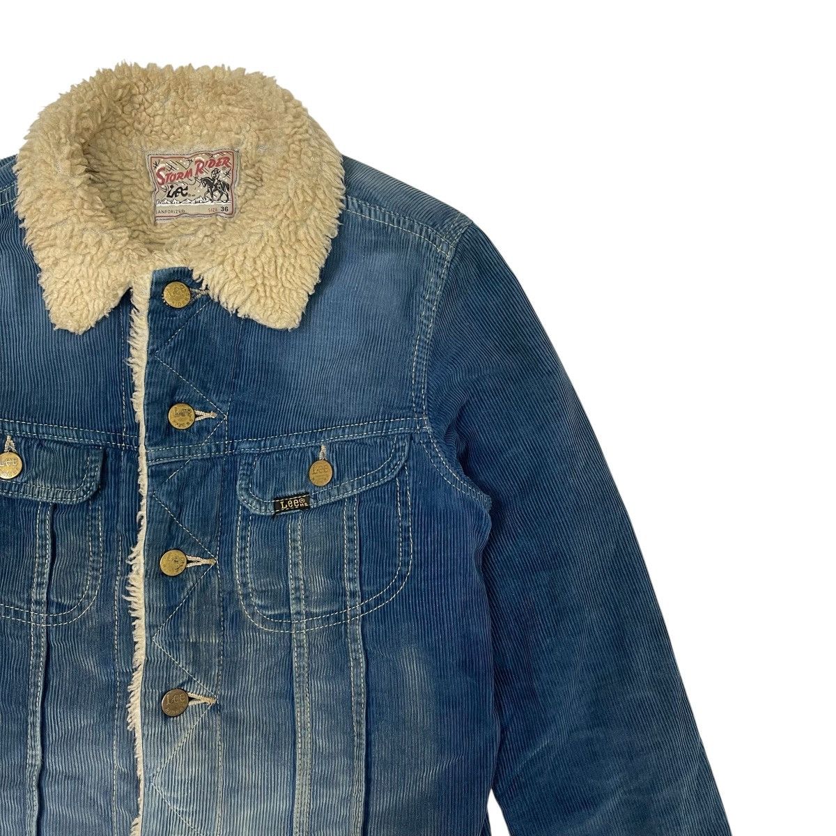 Lee ⚡️Vintage Lee Storm Rider Shearling Jacket Size US XS / EU 42 / 0 - 10 Thumbnail