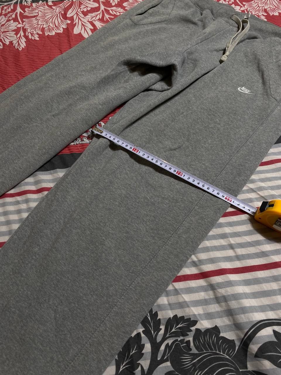 Nike × Vintage Nike gray sweatpants baggy fit wide leg streetwear hype Size US 32 / EU 48 - 3 Thumbnail