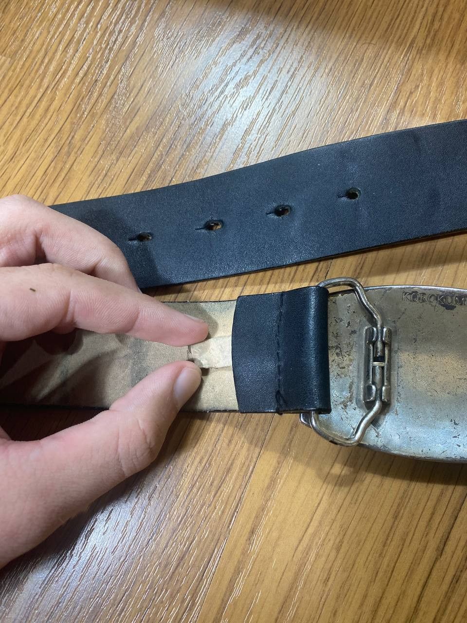 Vintage Pyramid Studded Belt (black) Size ONE SIZE - 16 Thumbnail