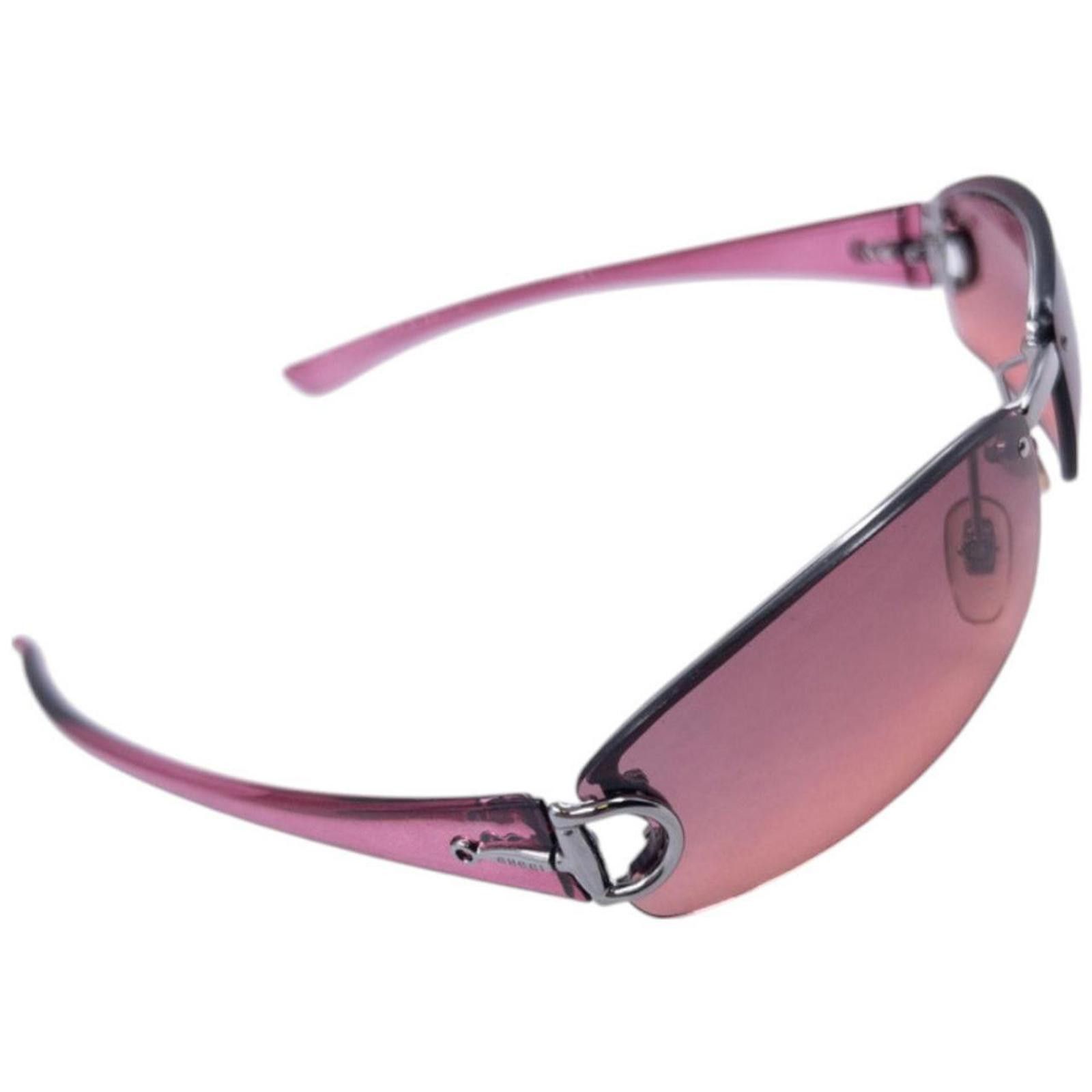 Gucci Vintage Gucci Rimless Horse Bit Sunglasses Size ONE SIZE - 6 Thumbnail