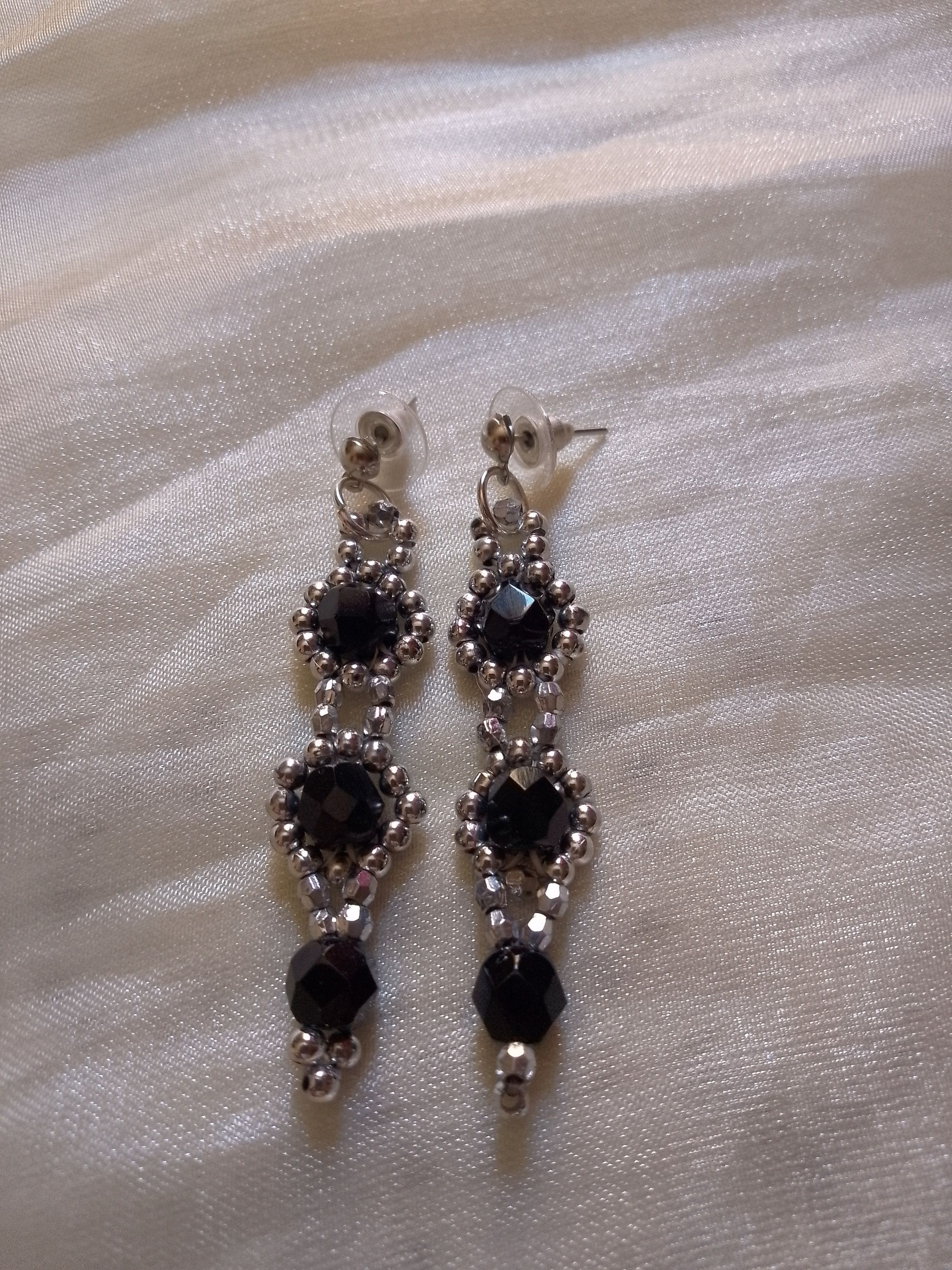 Handmade Necklace Black Pendant Earrings Tourmaline Gemstones Size ONE SIZE - 5 Thumbnail