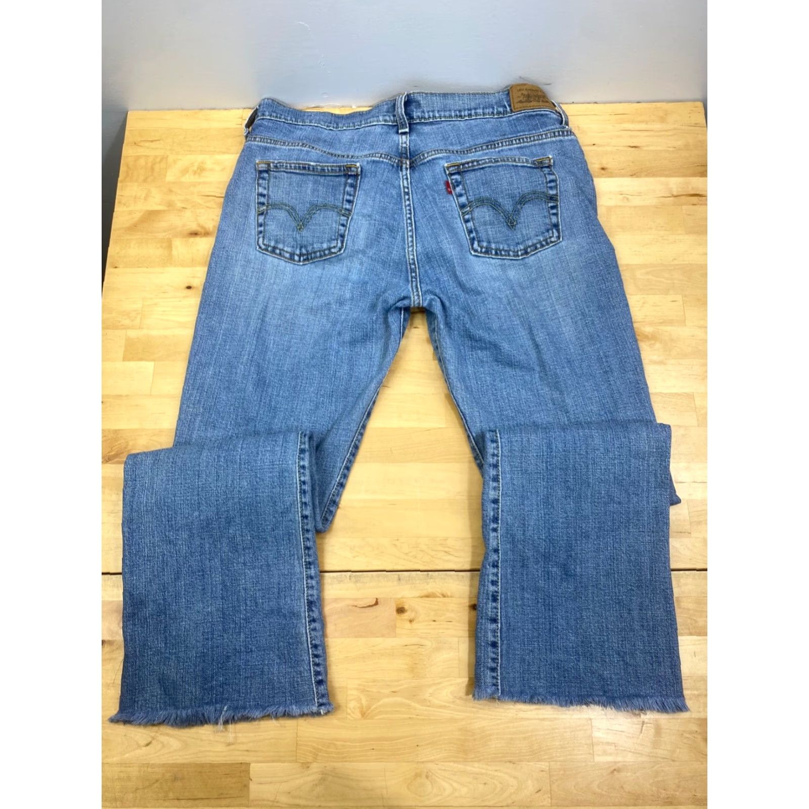 Levi's VINTAGE Levis Boot Cut 515 Jeans Womens 32x28 Blue Denim Jeans Casual Ladies 515 Bootcut 32 Blue Womens Size 24" / US 00 / IT 34 - 4 Thumbnail