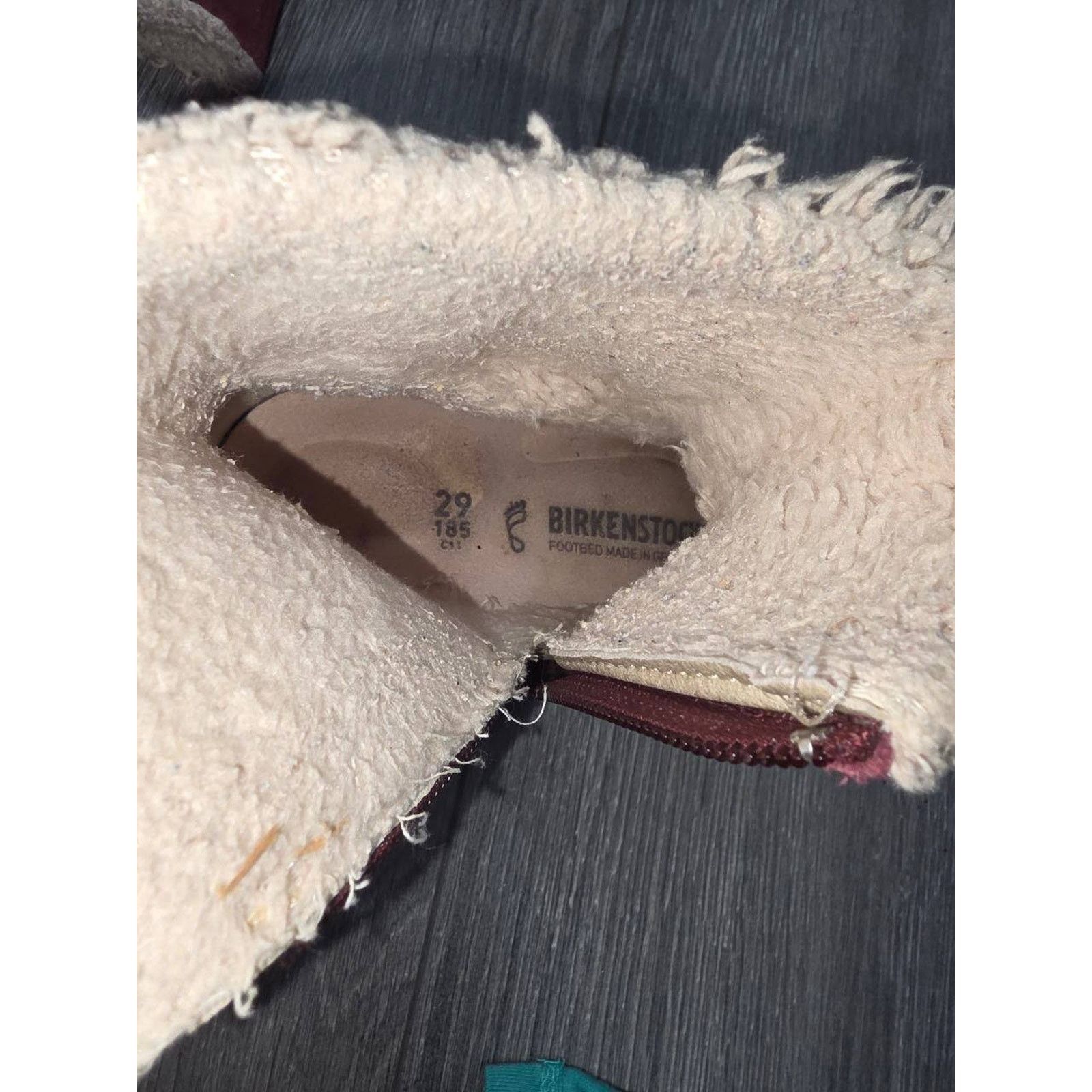 Birkenstock Birkenstock Lille Lined Bots Red Zip Up Kids Size 29 S000054 Size US 4.5 / IT 34.5 - 11 Thumbnail