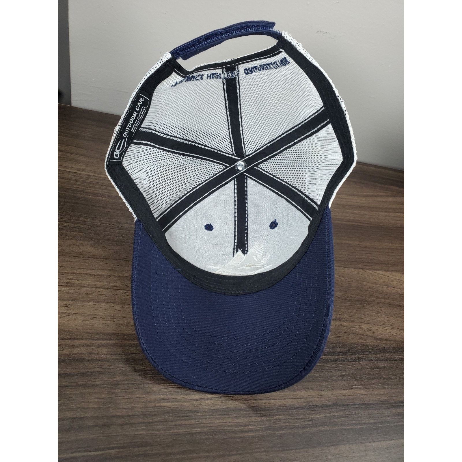 Port Authority Delta Waterfowl Trucker Hat Mesh Cap Navy Blue Duck Hunting Size ONE SIZE - 8 Thumbnail