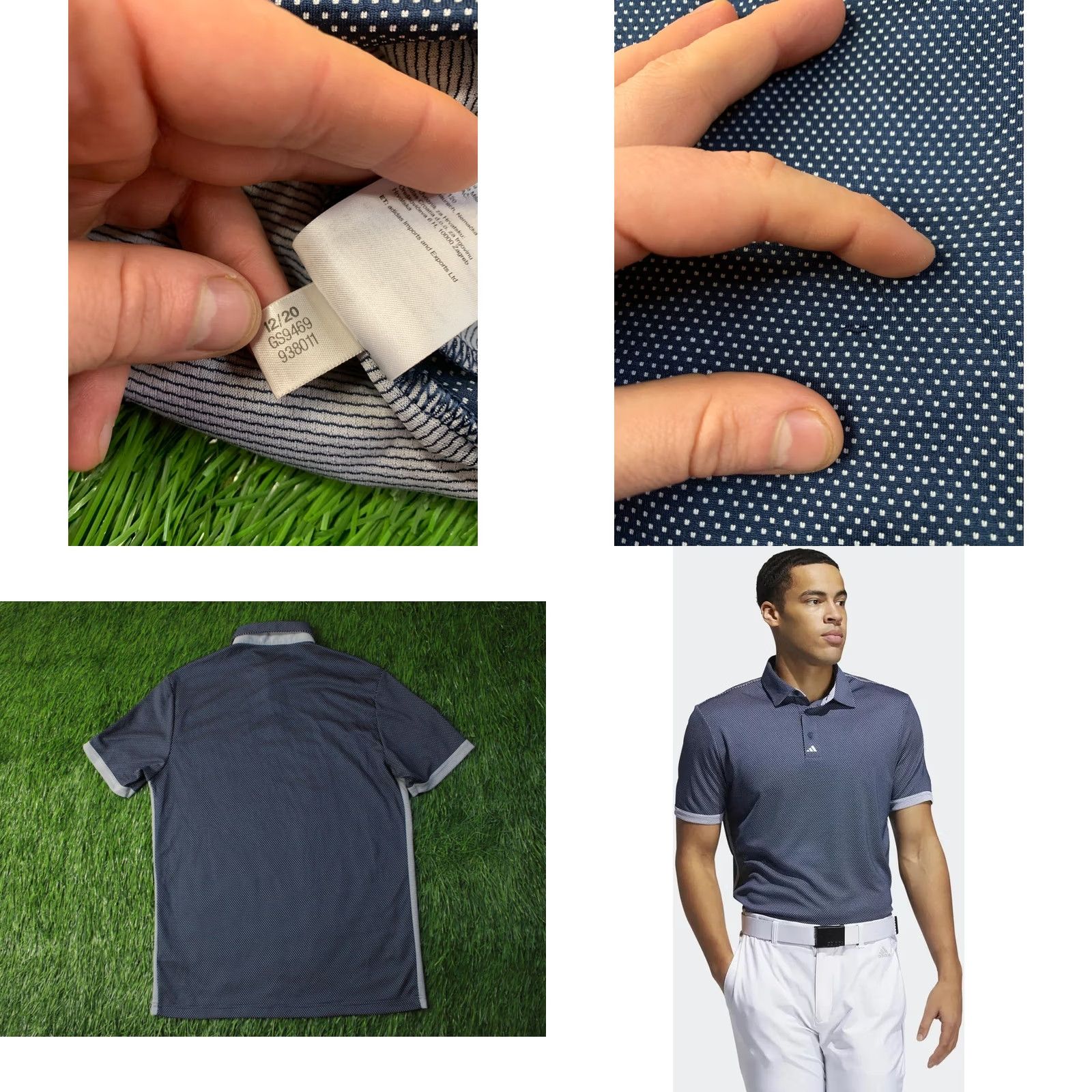 Adidas adidas Equipment Golf Polo Shirt Mens M Black and Gray Short Sleeve Solid 2020 Golf Classic Polo Size US M / EU 48-50 / 2 - 8 Thumbnail