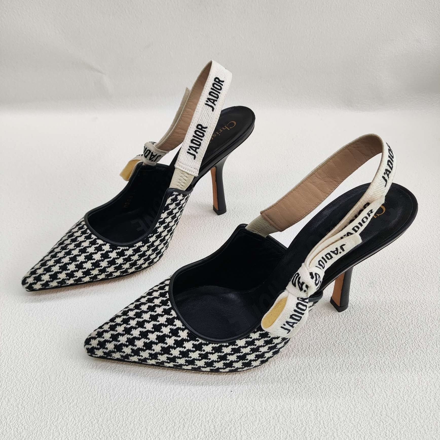 Dior Dior Leather Black Sandals us_5 Women Size US 5 / IT 35 - 1 Thumbnail