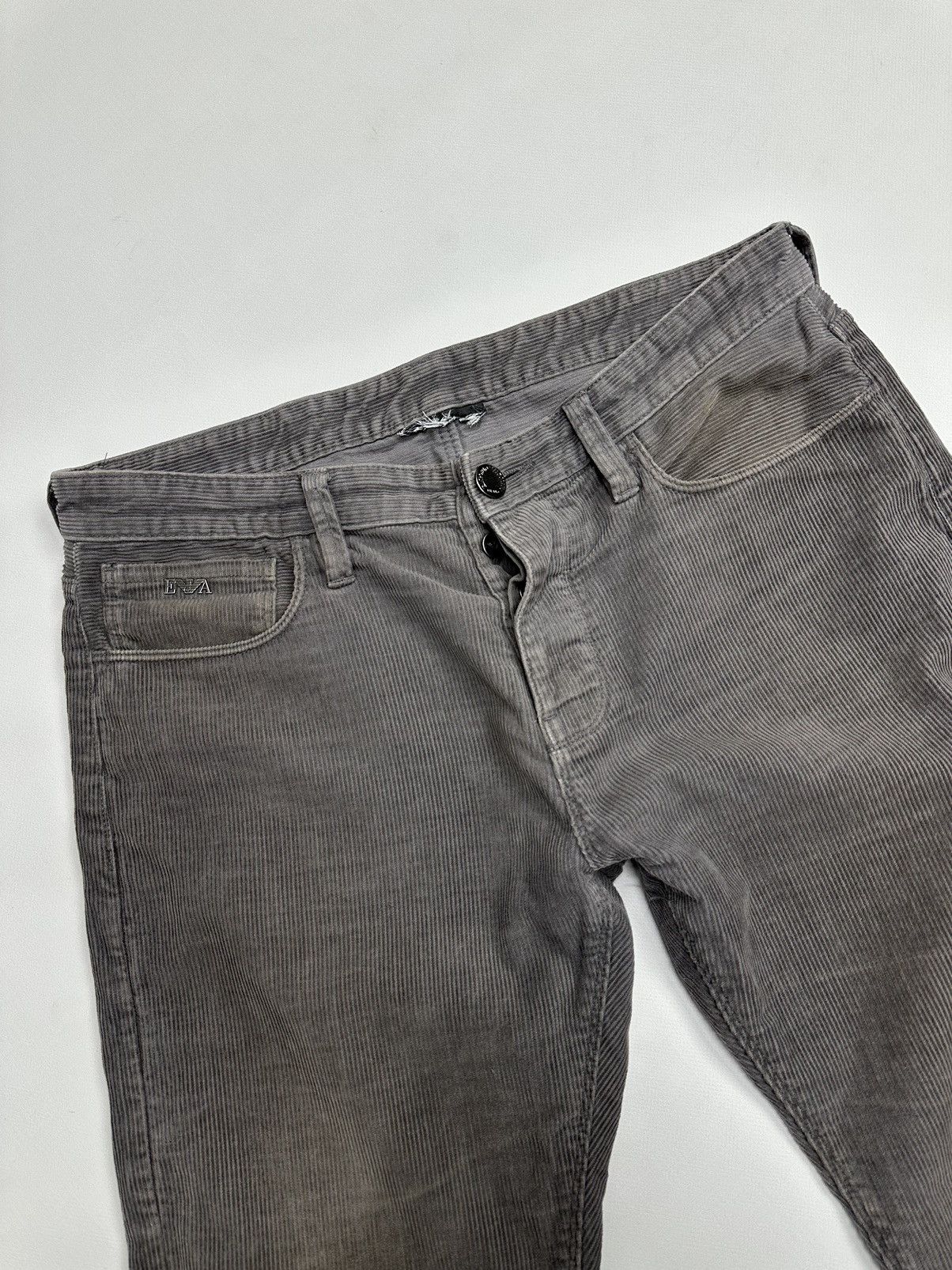 Armani Vintage Armani Jeans Velvet Pants Cargo Diesel Opium Japan Size US 32 / EU 48 - 4 Thumbnail