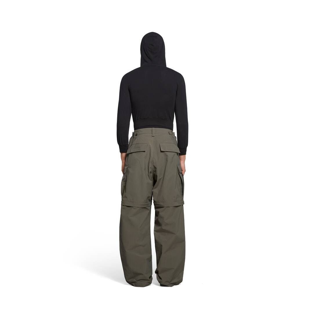 Balenciaga o1srvl11e1125 Unity Sports Icon Light Cargo Pants in Kaki Size US 28 / EU 44 - 4 Thumbnail