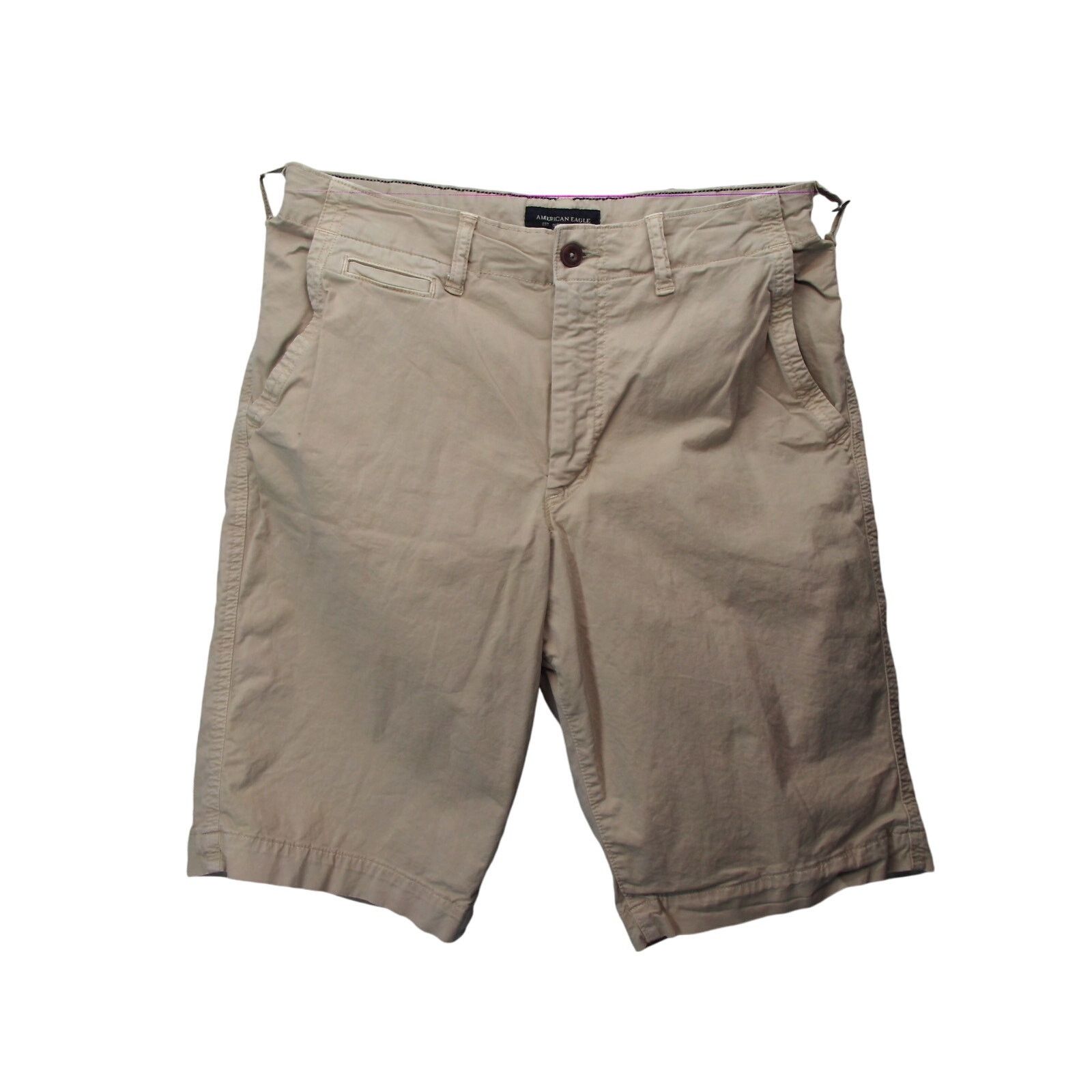 American Eagle Outfitters American Eagle Khaki Shorts Size 33 Next Flex Long Length Size US 33 - 1 Thumbnail
