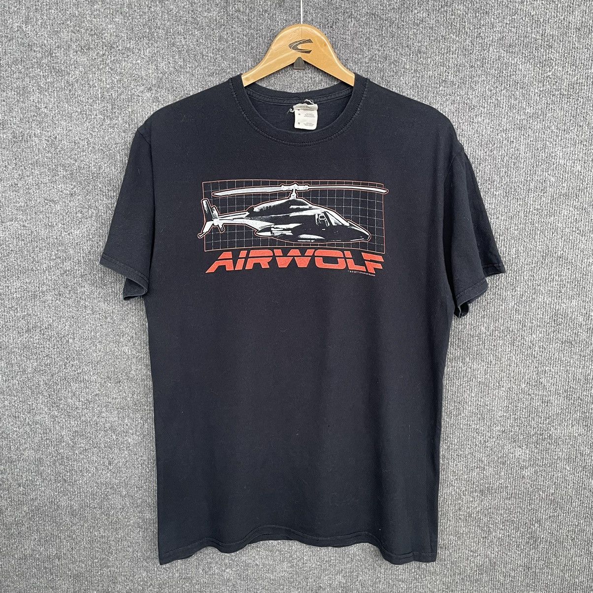 Vintage Vintage Airwolf Movie Promo T Shirt by Universal Studios Size US M / EU 48-50 / 2 - 1 Thumbnail