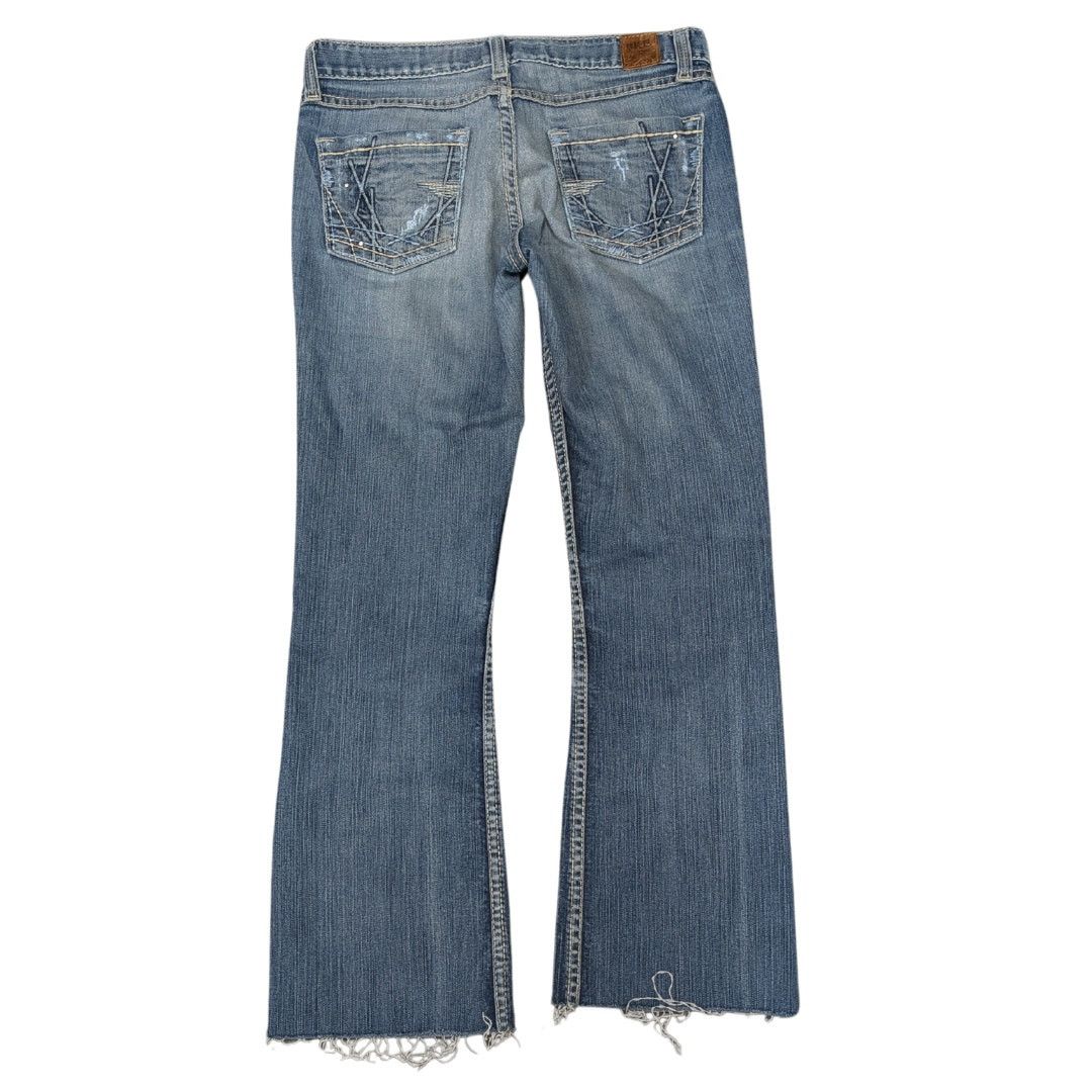 BKE BKE MYA Low Rise Bootcut Jeans w/ Raw Hems | Women's 27x31.5 Size 27" / US 4 / IT 40 - 2 Thumbnail