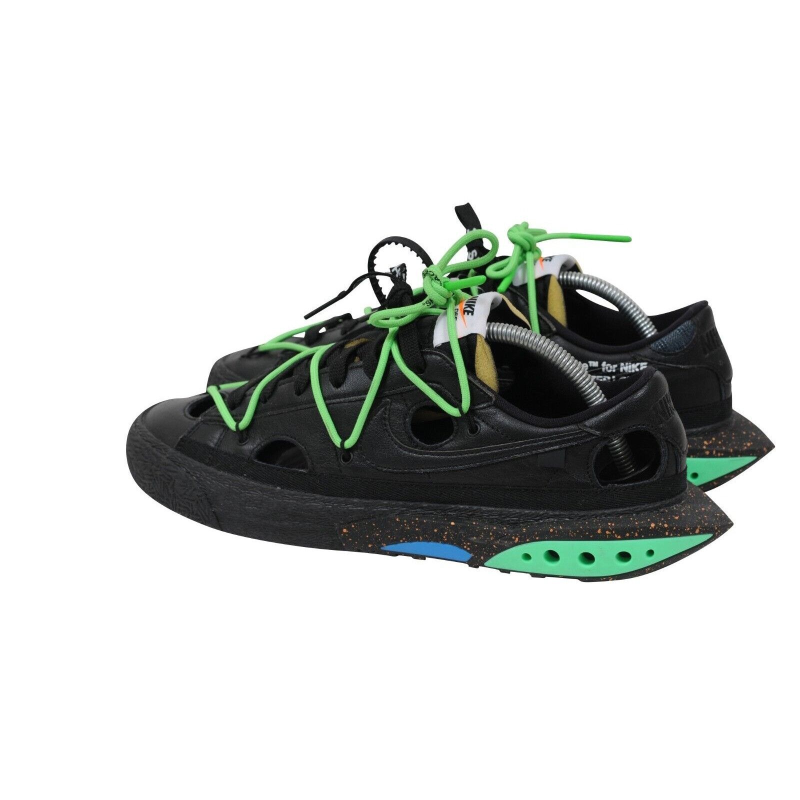 Nike × Off-White Blazer Low Top Black Electro Lime Size US 10 / EU 43 - 5 Thumbnail
