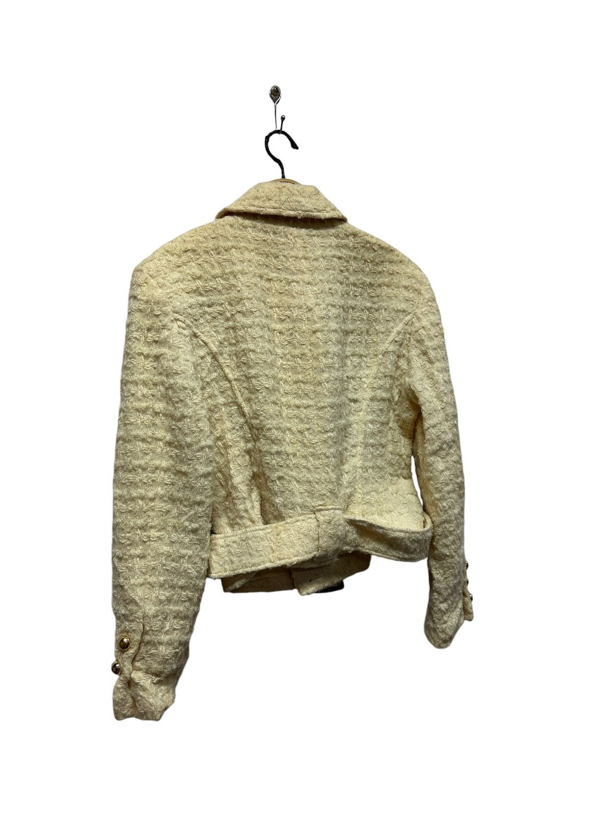 Hysteric Glamour 💥Vintage hysterics glamour tweed jacket with belts Size S / US 4 / IT 40 - 15 Thumbnail