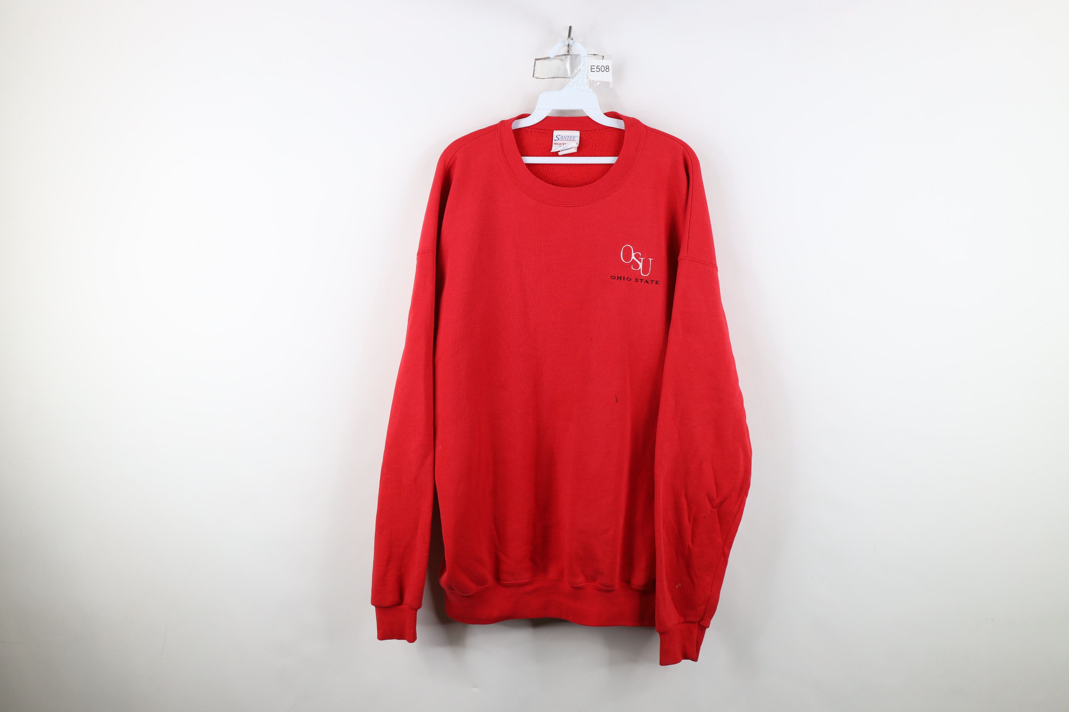 Vintage Vintage 90s Ohio State University Crewneck Sweatshirt USA Size US XL / EU 56 / 4 - 1 Thumbnail