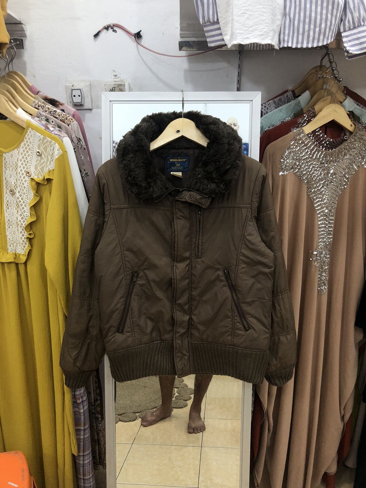 Le Grande Bleu (L.G.B.) Woolrich Fur Jacket Size US M / EU 48-50 / 2 - 1 Thumbnail