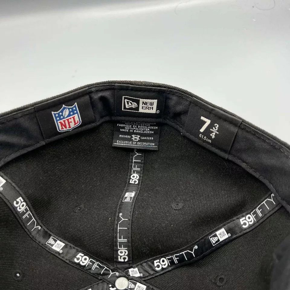 New Era New York Jets Hat Men 7 3/4 59Fifty New Era NFL Fitted Cap Size ONE SIZE - 4 Thumbnail