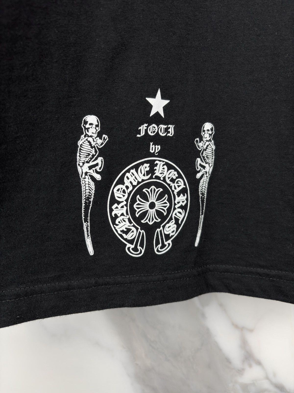 Chrome Hearts Chrome Hearts Foti Skull Moon Logo Tshirt Black Size US S / EU 44-46 / 1 - 4 Thumbnail