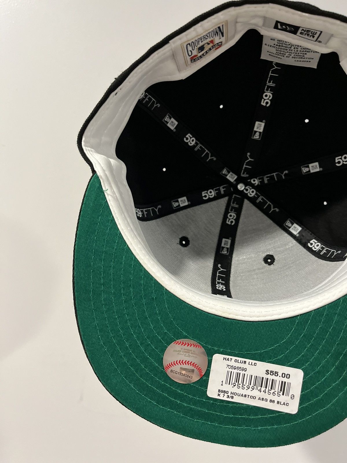 Hat club black dome astros 7 3/8 cheapest