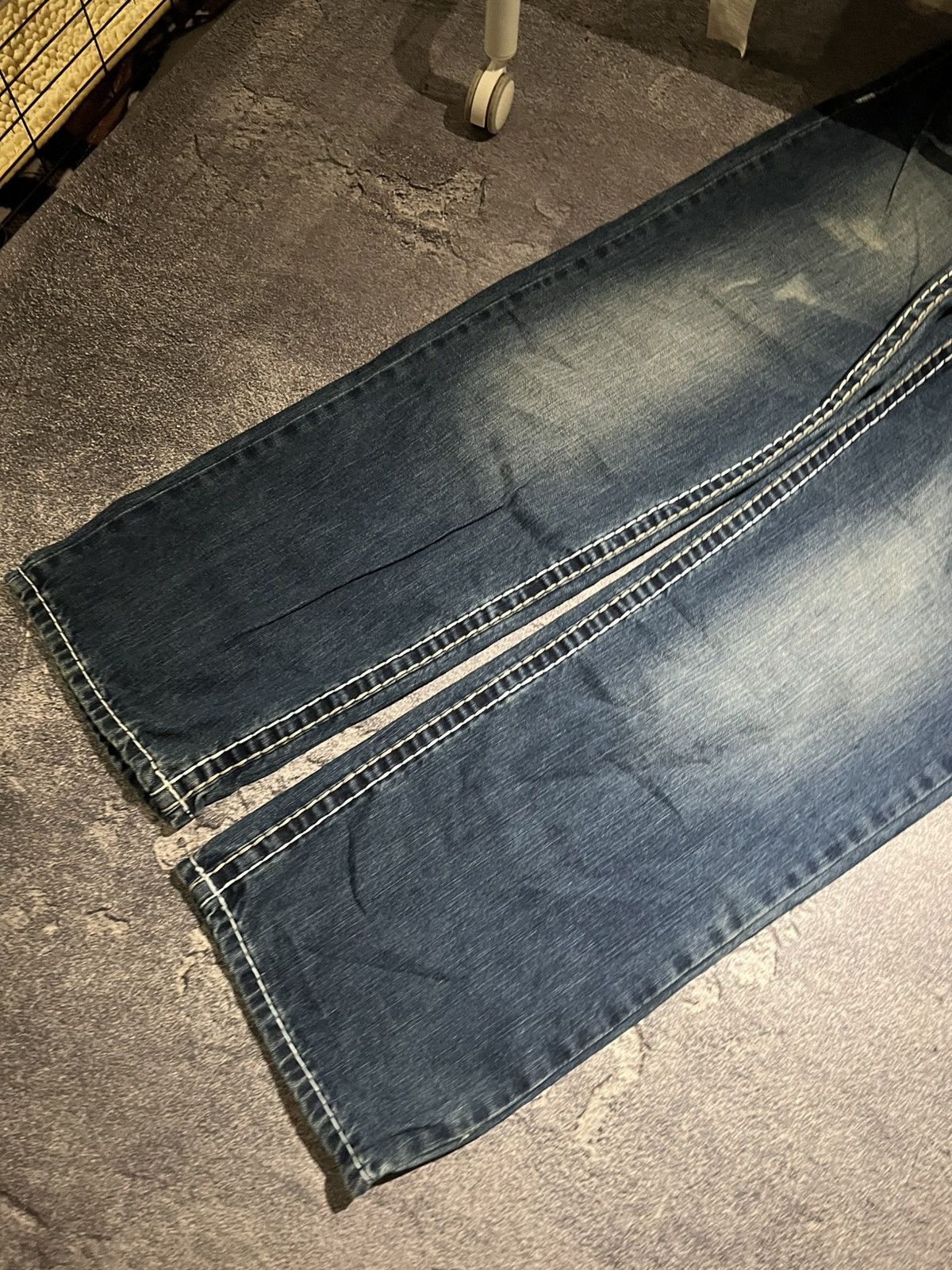 Japanese Brand Avant-Garde Archive Destroyed Jeans / Number Njne Style Size US 39 - 7 Thumbnail