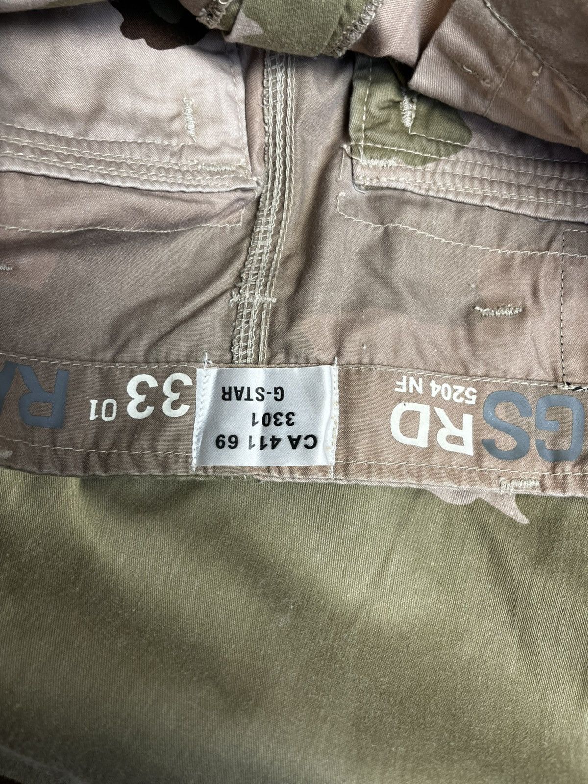 G-Star G star raw cargo camo pants japan streetwear Size US 34 / EU 50 - 16 Thumbnail
