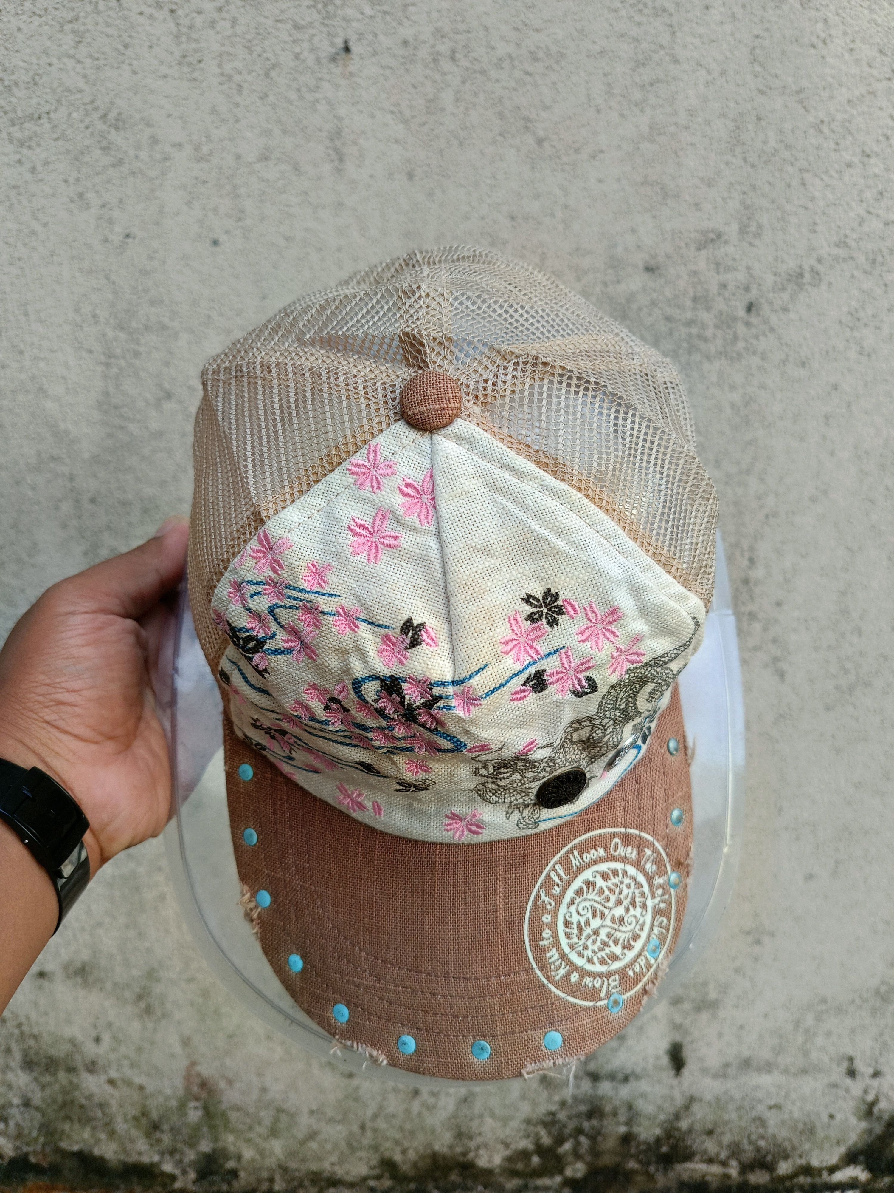 Japanese Brand VINTAGE SUKAJAN JAPANESE ART TRUCKER CAP RARE DESIGN Size ONE SIZE - 9 Thumbnail