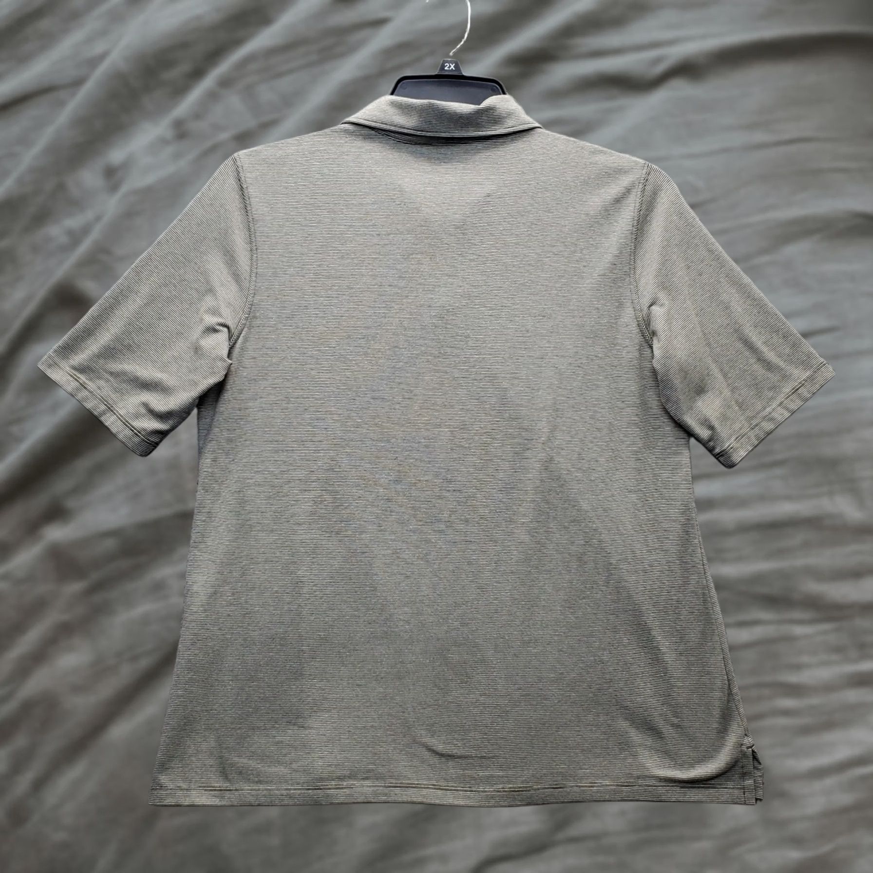 Lands' End Lands' End Rugby Shirt Men L Gray Short Sleeve Quarter Zip Side Slit Stretch Size US L / EU 52-54 / 3 - 1 Thumbnail