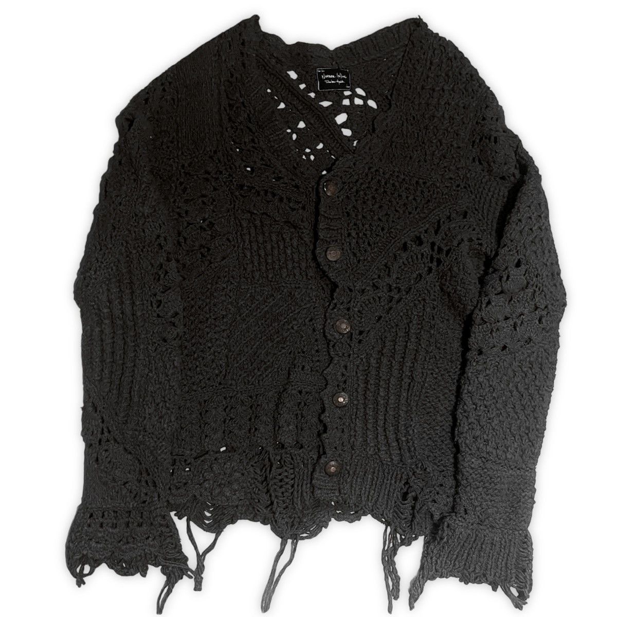 Number (N)ine Number Nine Distressed Grunge Sweater (2003) 