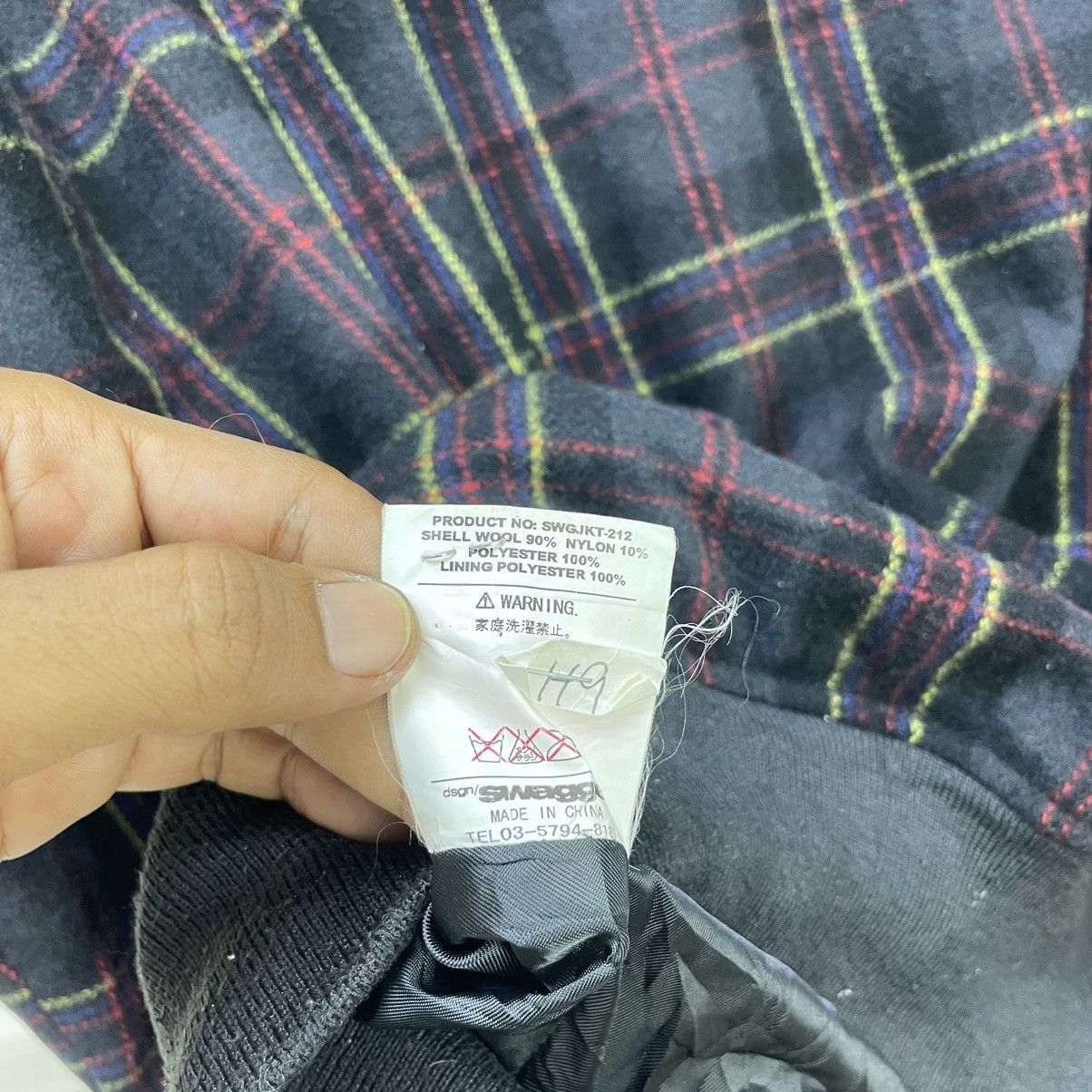 Japanese Brand × Swagger × Tenderloin 💥Vintage Japanese Brand Swagger Double Elbow Checked Hoodie Size US M / EU 48-50 / 2 - 10 Thumbnail