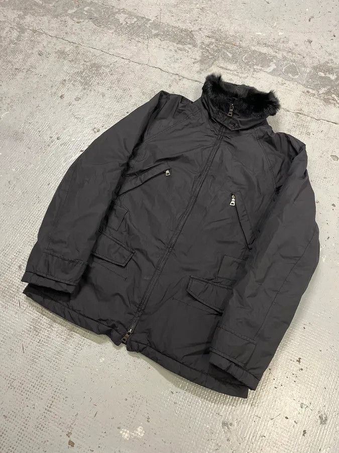 Prada 2000s Prada Linea Rossa Gore-Tex Black Nylon Jacket Size US M / EU 48-50 / 2 - 6 Thumbnail