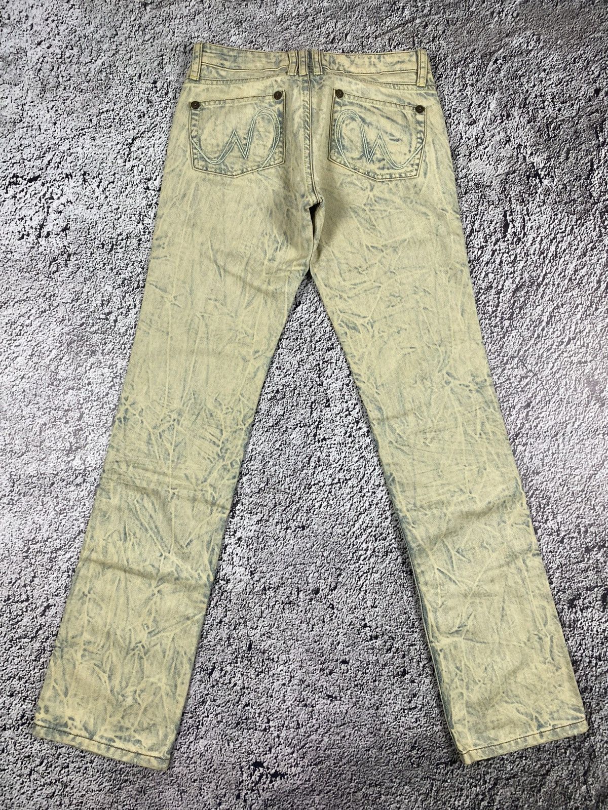 Vintage Vintage Y2K washed jeans streetwear juicy style avantgarde Size 27" / US 4 / IT 40 - 1 Thumbnail