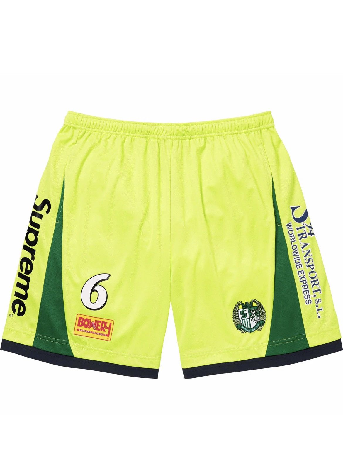 image of Supreme Bright Green Soccer Shorts Fw23, Men's (Size 32)