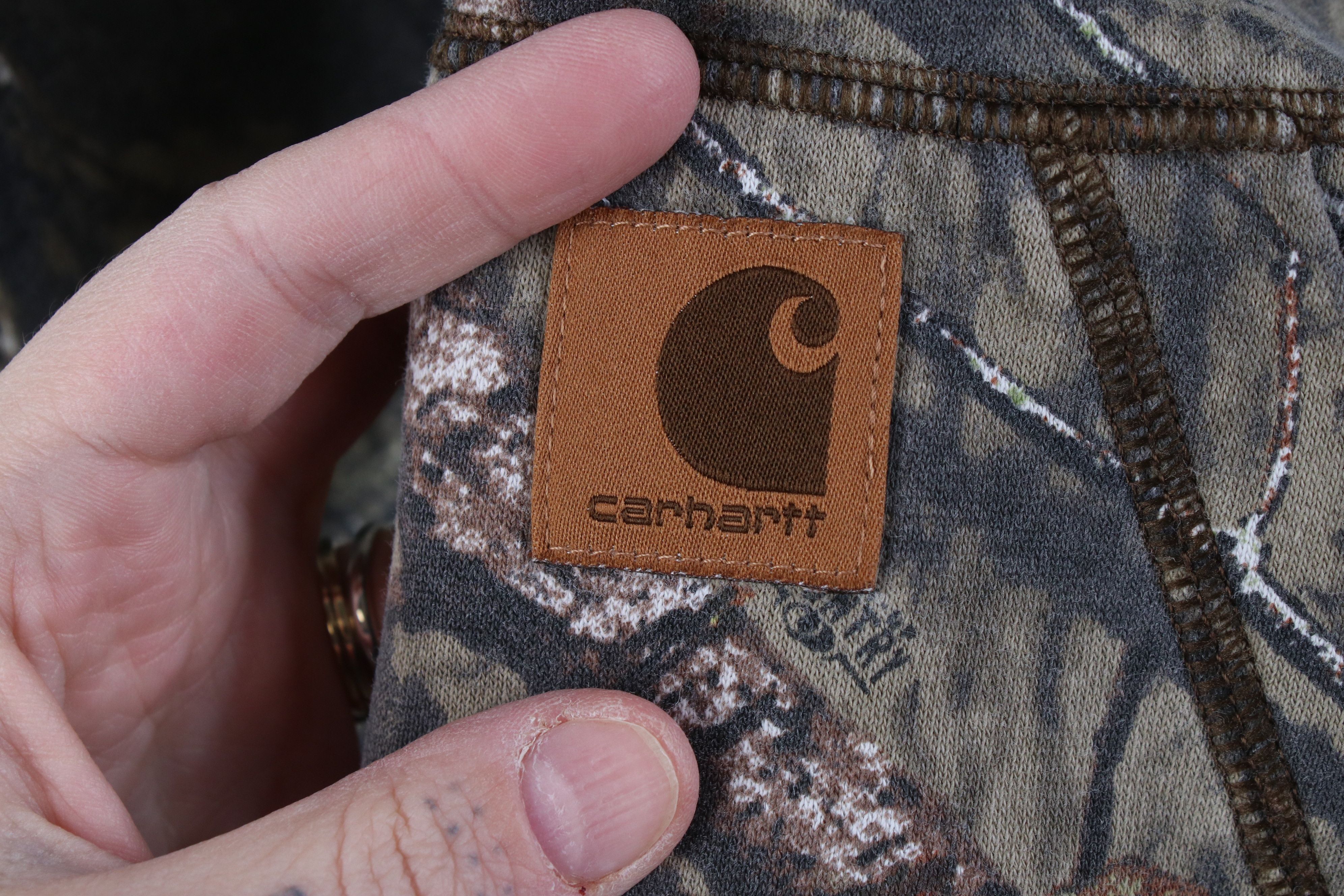 Carhartt Vintage 90s Y2K Carhartt Mossy Oak Hoodie Sweatshirt Size S / US 4 / IT 40 - 5 Thumbnail