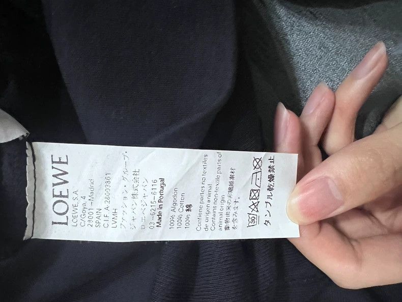 Loewe LOEWE Make an old fringe logo embroidered hoodie Size US XS / EU 42 / 0 - 6 Thumbnail