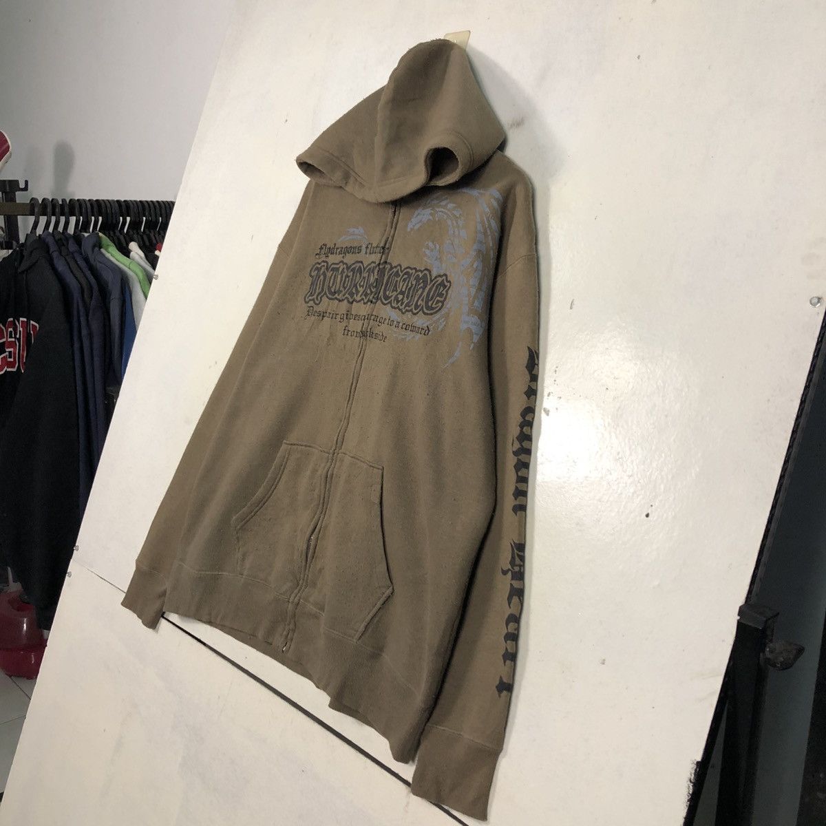 Japanese Brand 📌Vintage Zipper Hoodie Jacket Beaumere Punk Design Backhit Size US L / EU 52-54 / 3 - 4 Thumbnail