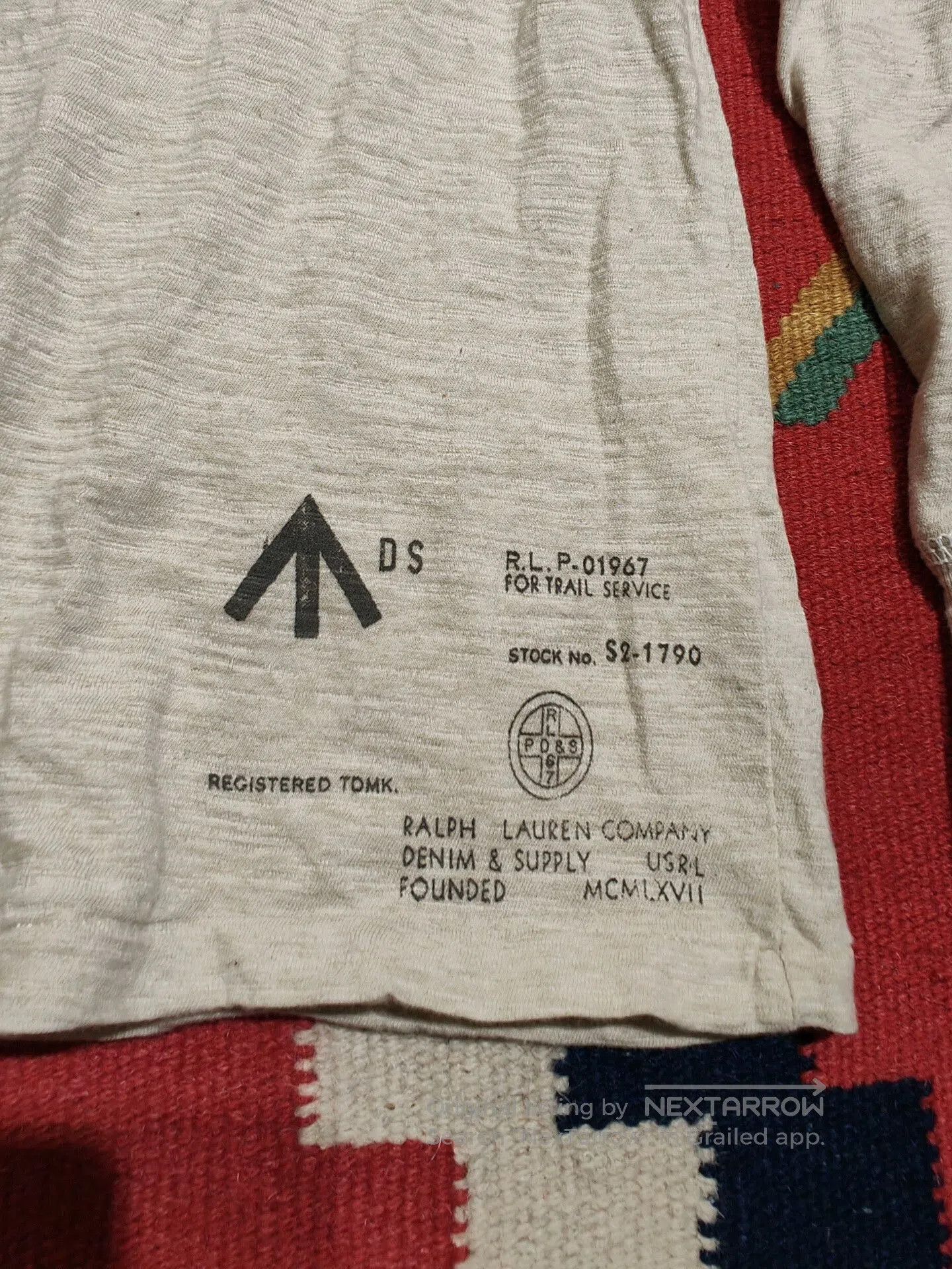 RRL Ralph Lauren Ralph Lauren Military Style Long Sleeve Tee. Size US L / EU 52-54 / 3 - 2 Thumbnail
