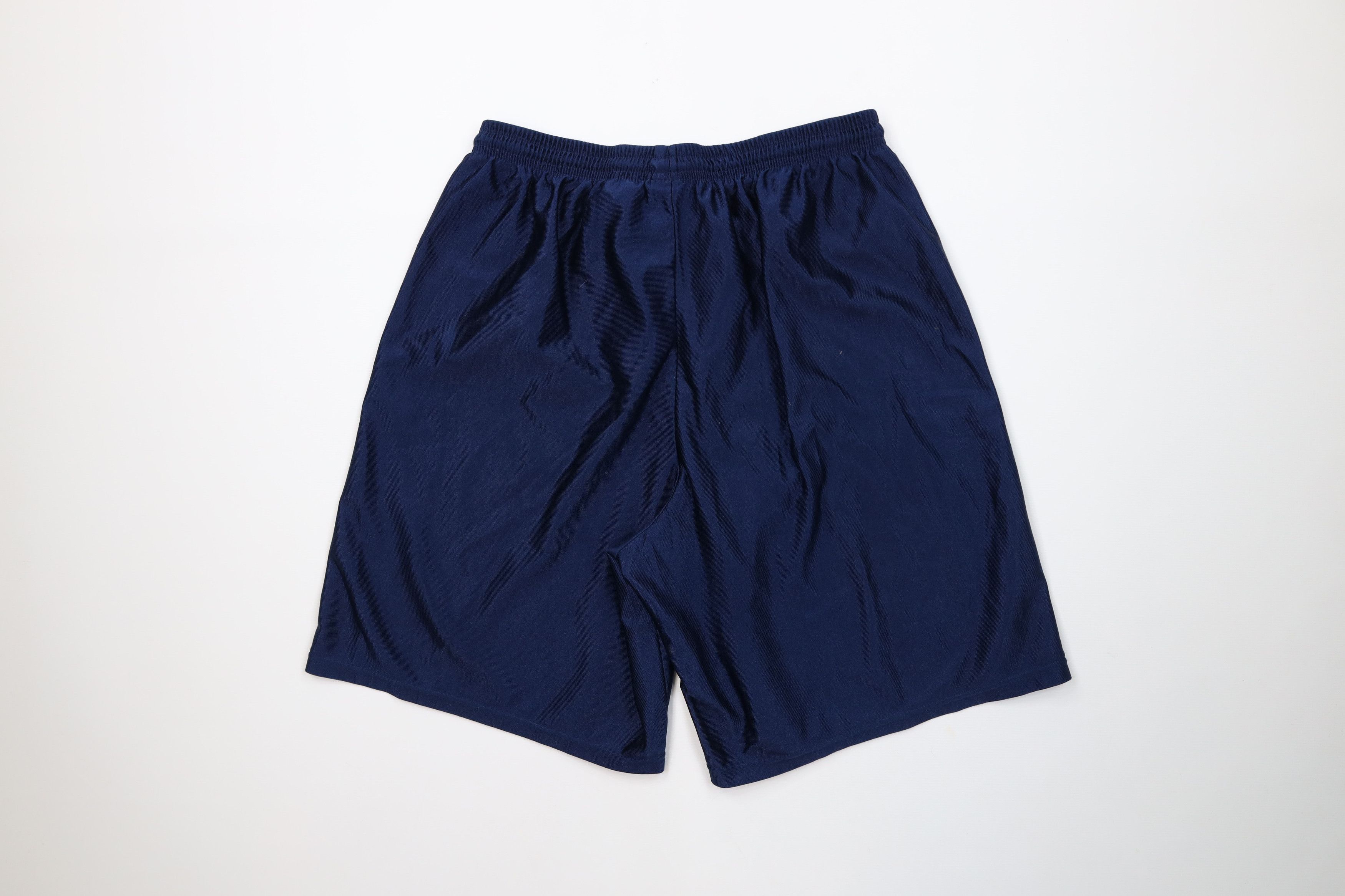 Nike Vintage 90s Nike Mini Swoosh Above Knee Shorts Blue USA Size US 34 / EU 50 - 8 Thumbnail