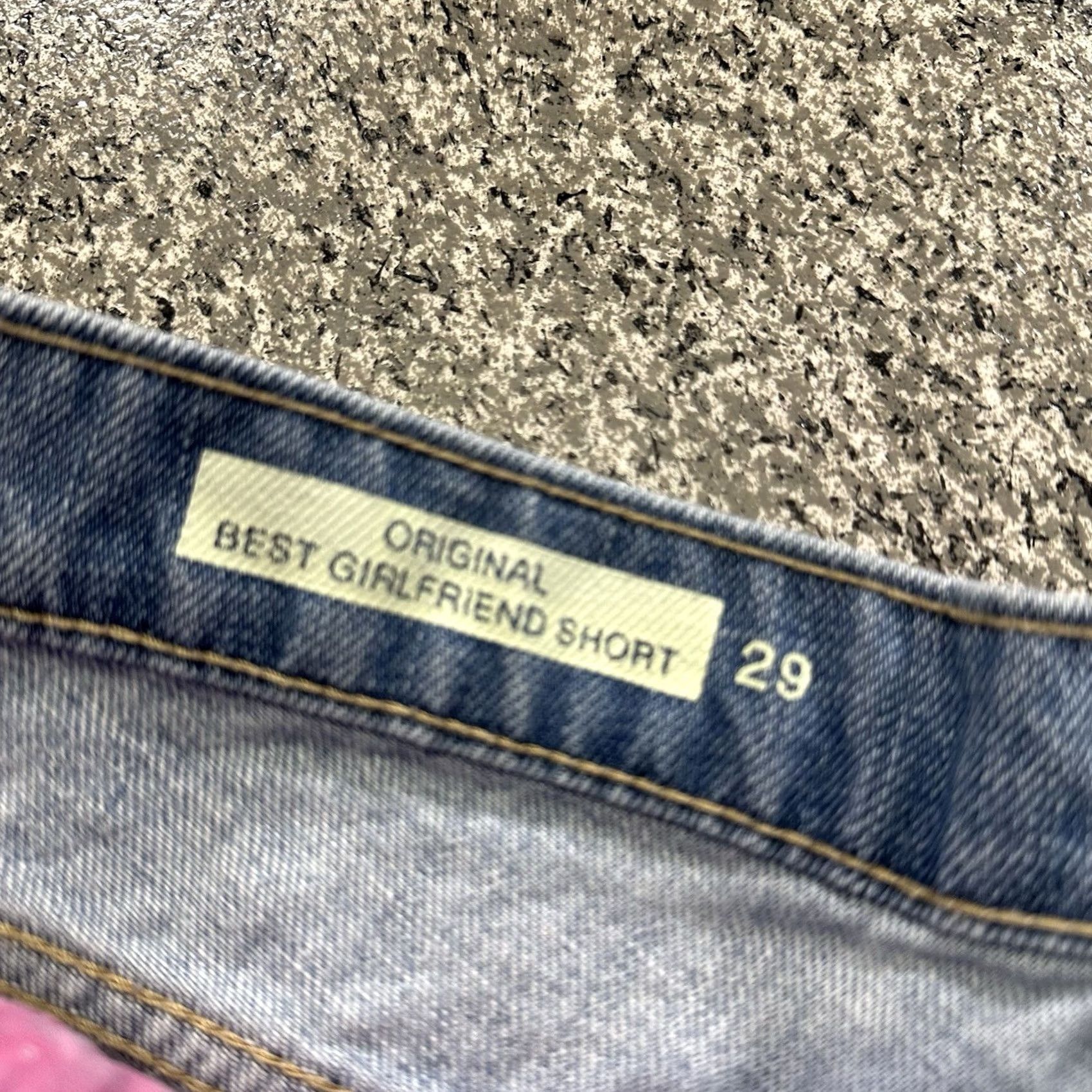 Gap Gap 1969 Denim Shorts Womens 8 29x3 Mid Rise Cut-Off 5-Pocket Style Button Closure Blue 3 Inseam Size 30" / US 8 / IT 44 - 2 Thumbnail
