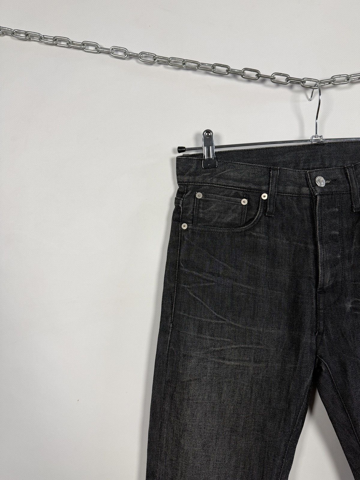 Helmut Lang Helmut Lang Dark Wash Slim Straight Jeans Made In USA Sz 28 Size US 28 / EU 44 - 4 Thumbnail