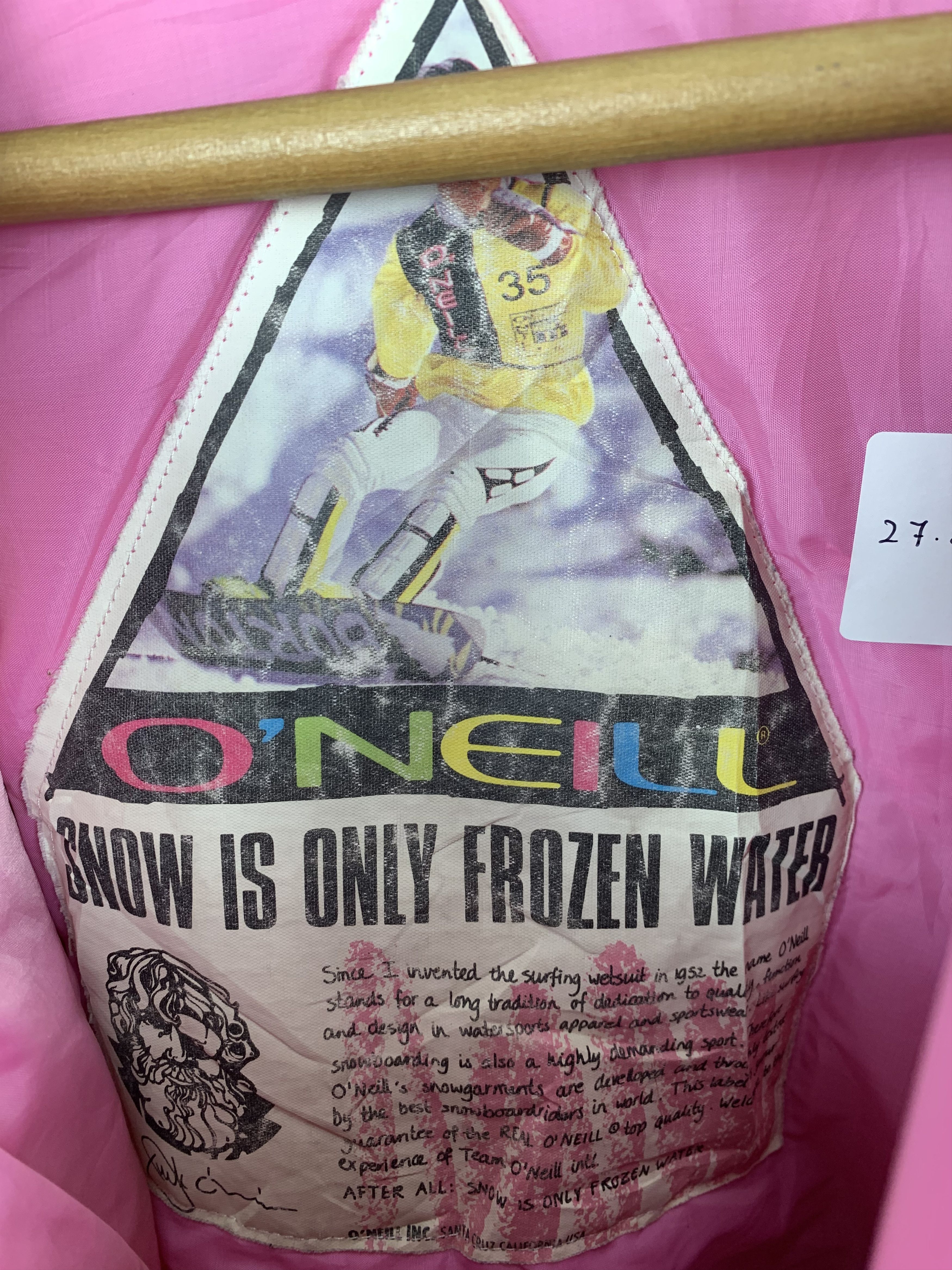 O'Neill Vintage 90s Oneill Frozen Wave Bomber Ski Jacket Size US M / EU 48-50 / 2 - 12 Thumbnail