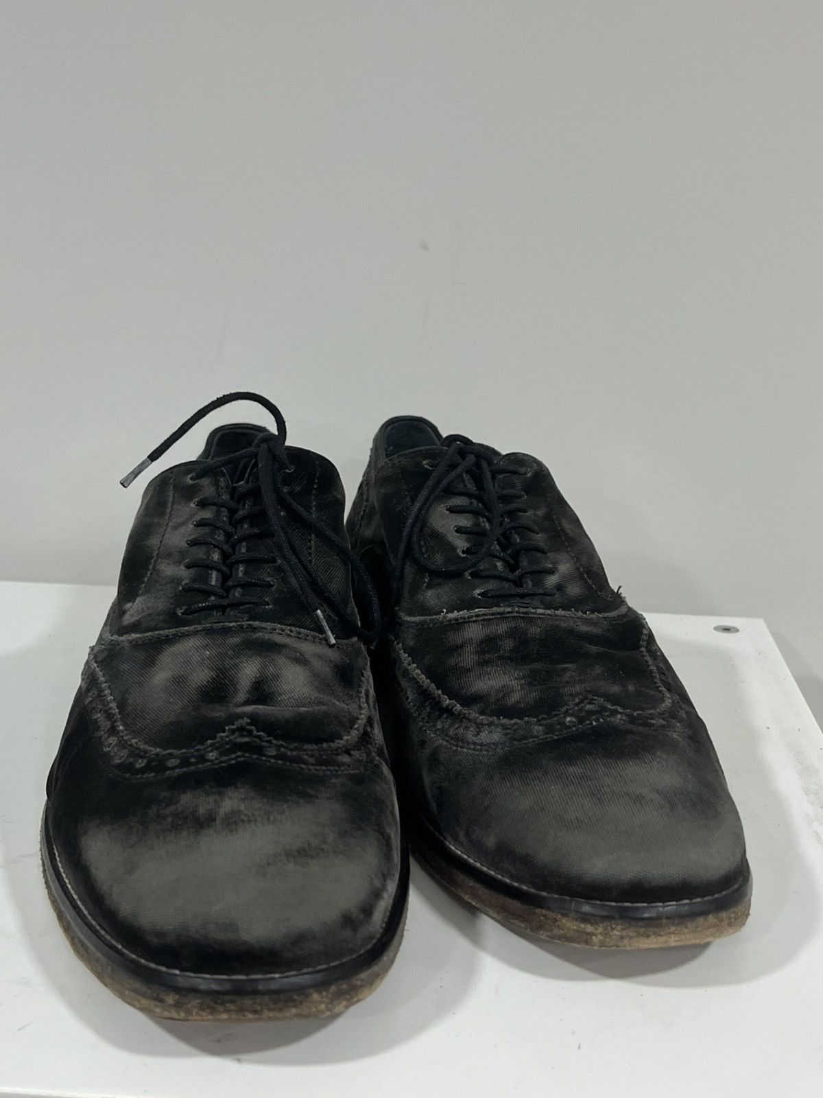 John Varvatos Fleetwood velvet brogues size 10.5. Size US 10.5 / EU 43-44 - 10 Thumbnail