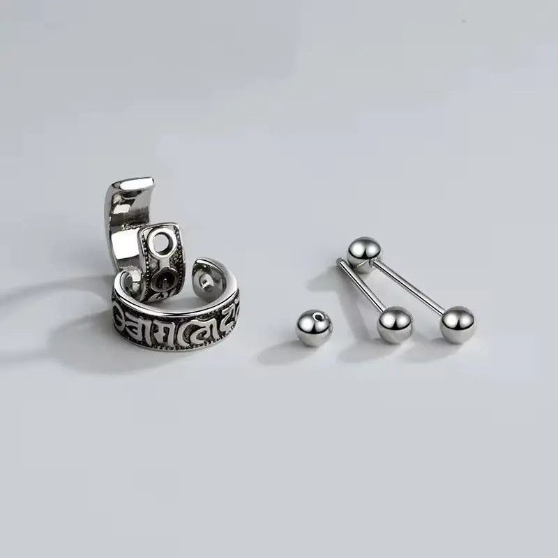 Jewelry × Vintage Vintage six character truth Earrings Size ONE SIZE - 6 Thumbnail