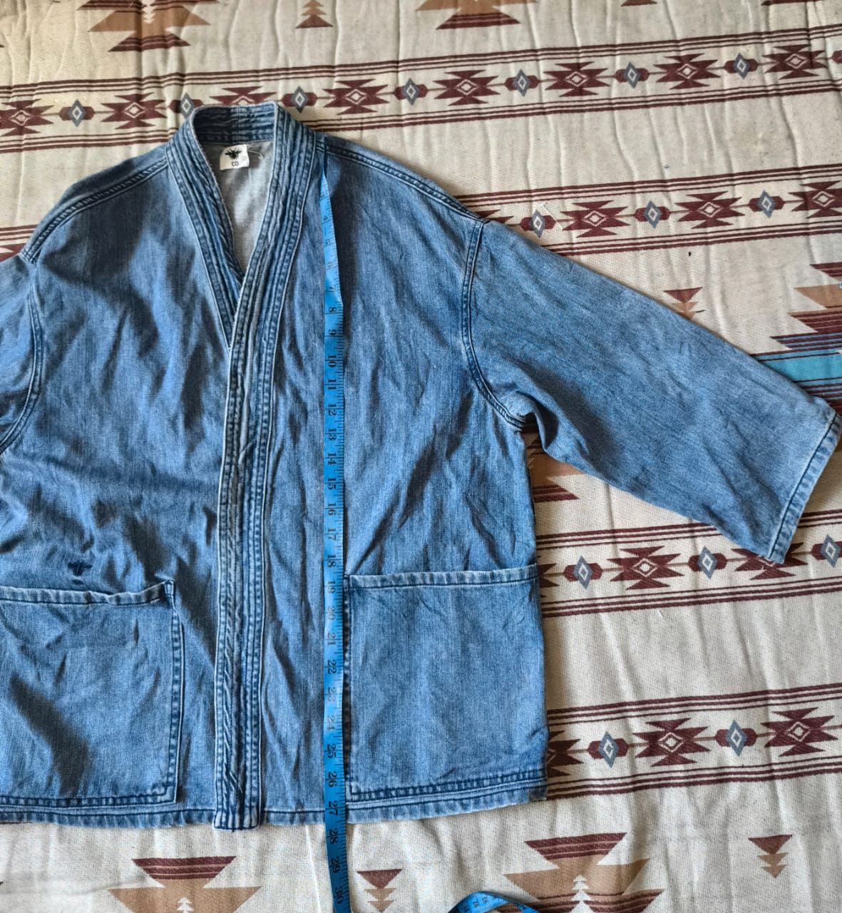 Christian Dior Monsieur Christian Dior CD denim kimono jacket Size US M / EU 48-50 / 2 - 9 Thumbnail
