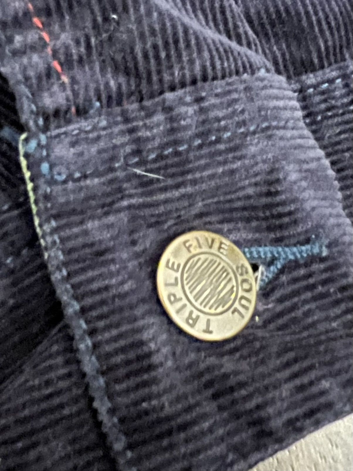 Triple 5 Soul Vintage Triple 5 Soul Corduroy Trucker Jacket Size US XL / EU 56 / 4 - 4 Thumbnail
